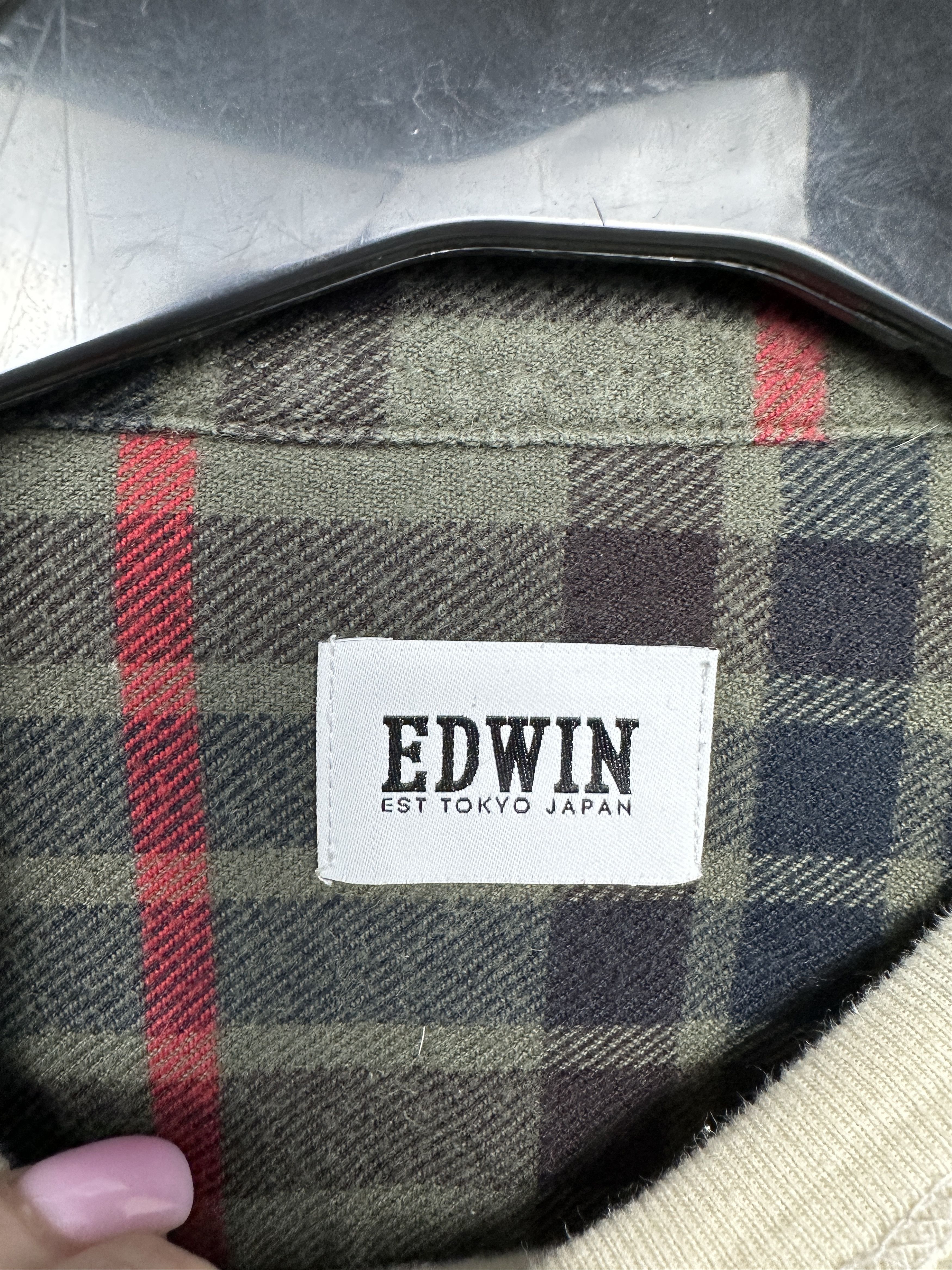 Edwin Edwin Mens Labour Flannel Plaid Shirt Size US L / EU 52-54 / 3 - 3 Thumbnail