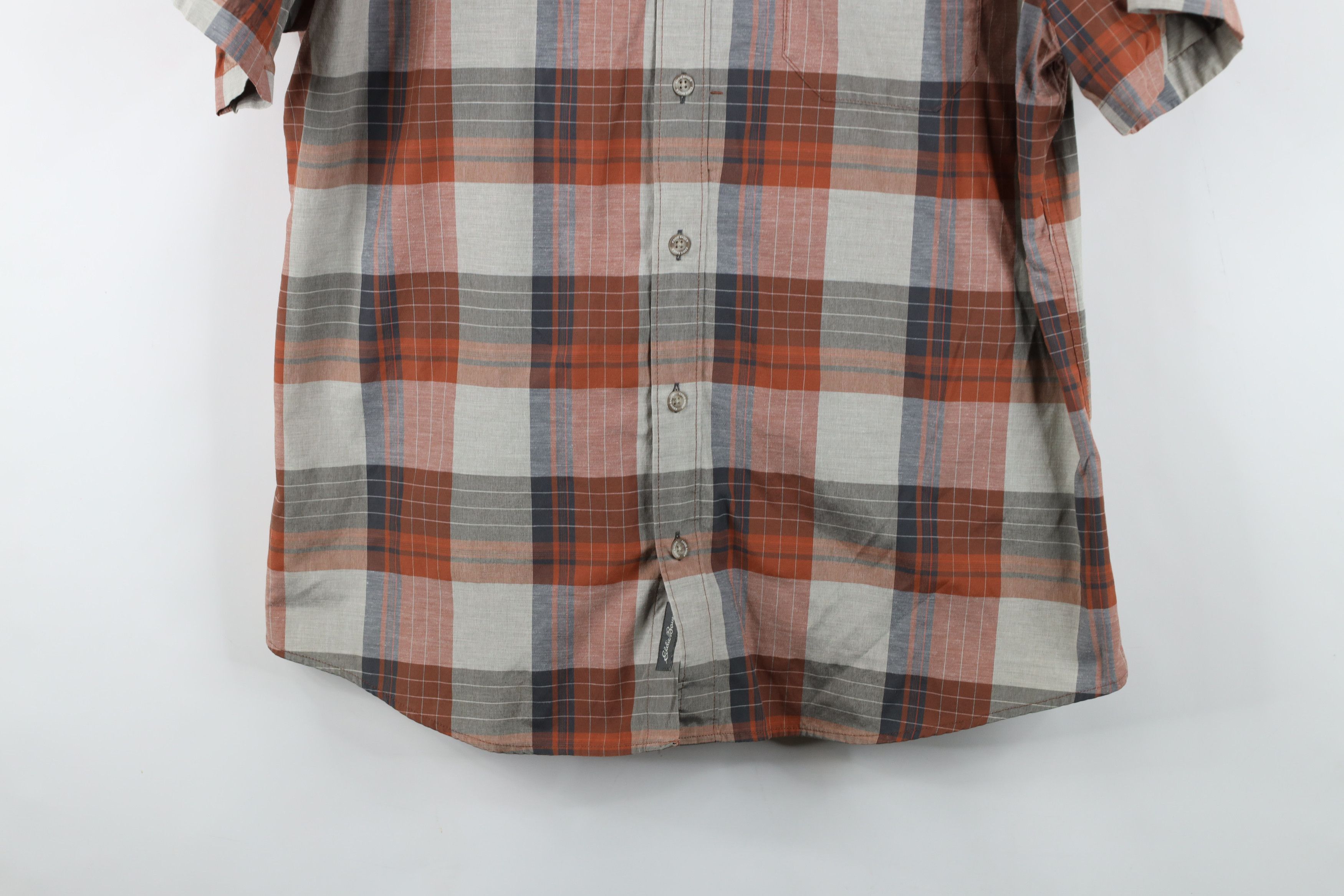 Eddie Bauer Eddie Bauer Collared Short Sleeve Button Down Shirt Plaid Size US XL / EU 56 / 4 - 3 Thumbnail