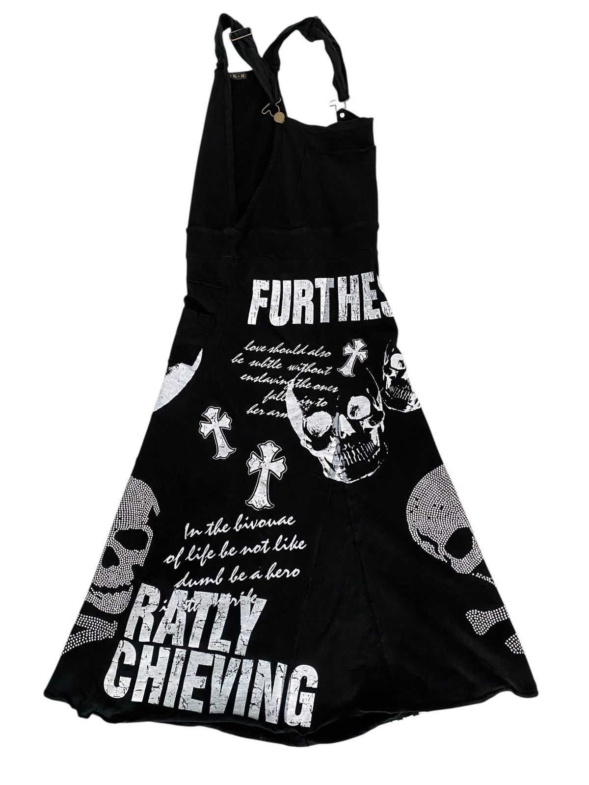 Hysteric Glamour × Japanese Brand × Seditionaries 🇯🇵Vintage ☠️ Skull Punk M.K.R Dress rare design Size M / US 6-8 / IT 42-44 - 2 Thumbnail