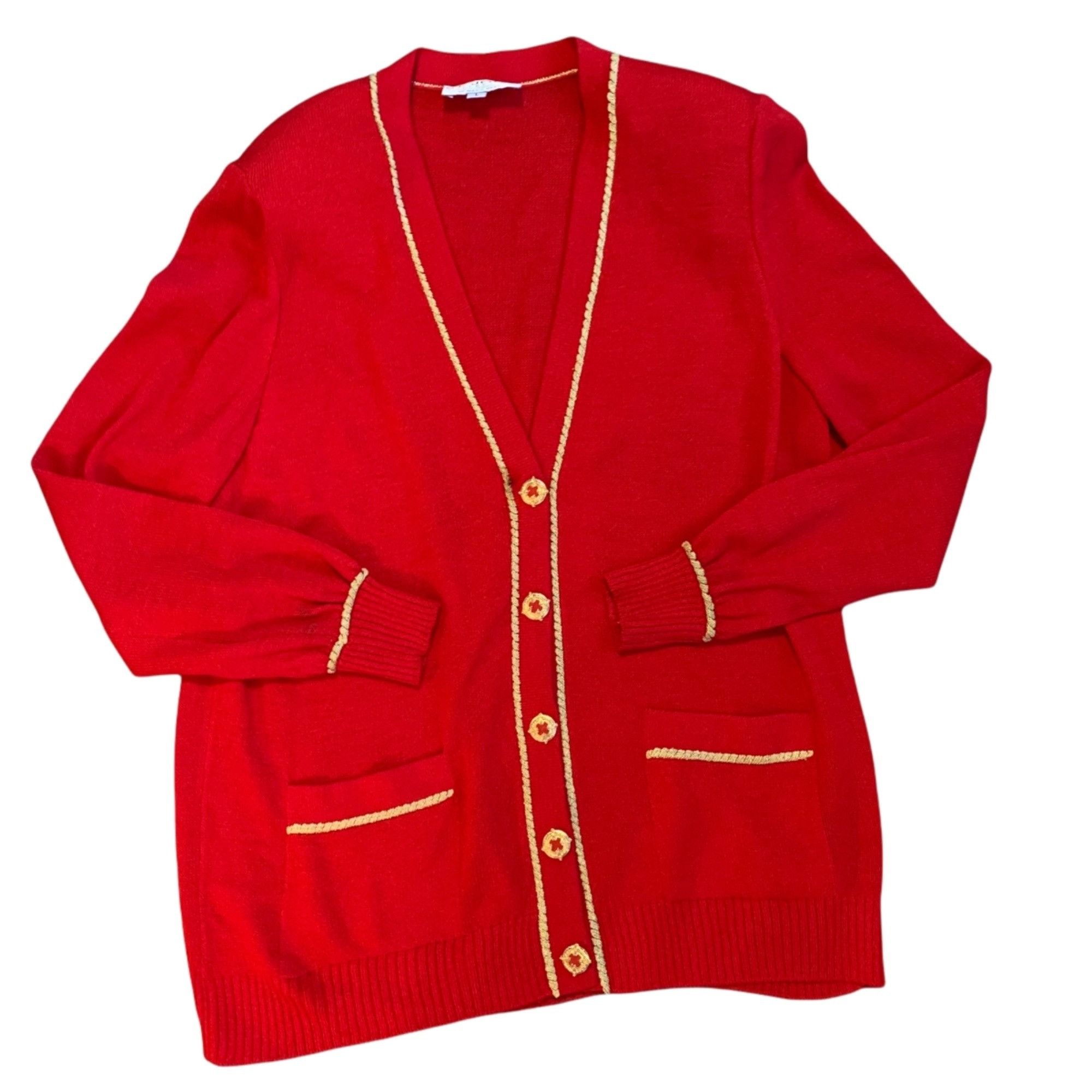 St. John Vintage St. John Collection by Marie Gray Sweater Cardigan U Size L / US 10 / IT 46 - 1 Thumbnail