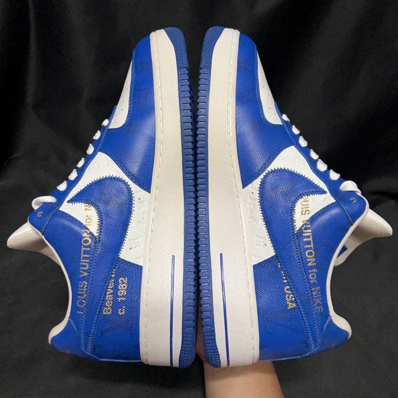 Louis Vuitton Louis Vuitton x Nike Air Force 1 Low Sneakers -2505 Size US 9 / EU 42 - 7 Thumbnail