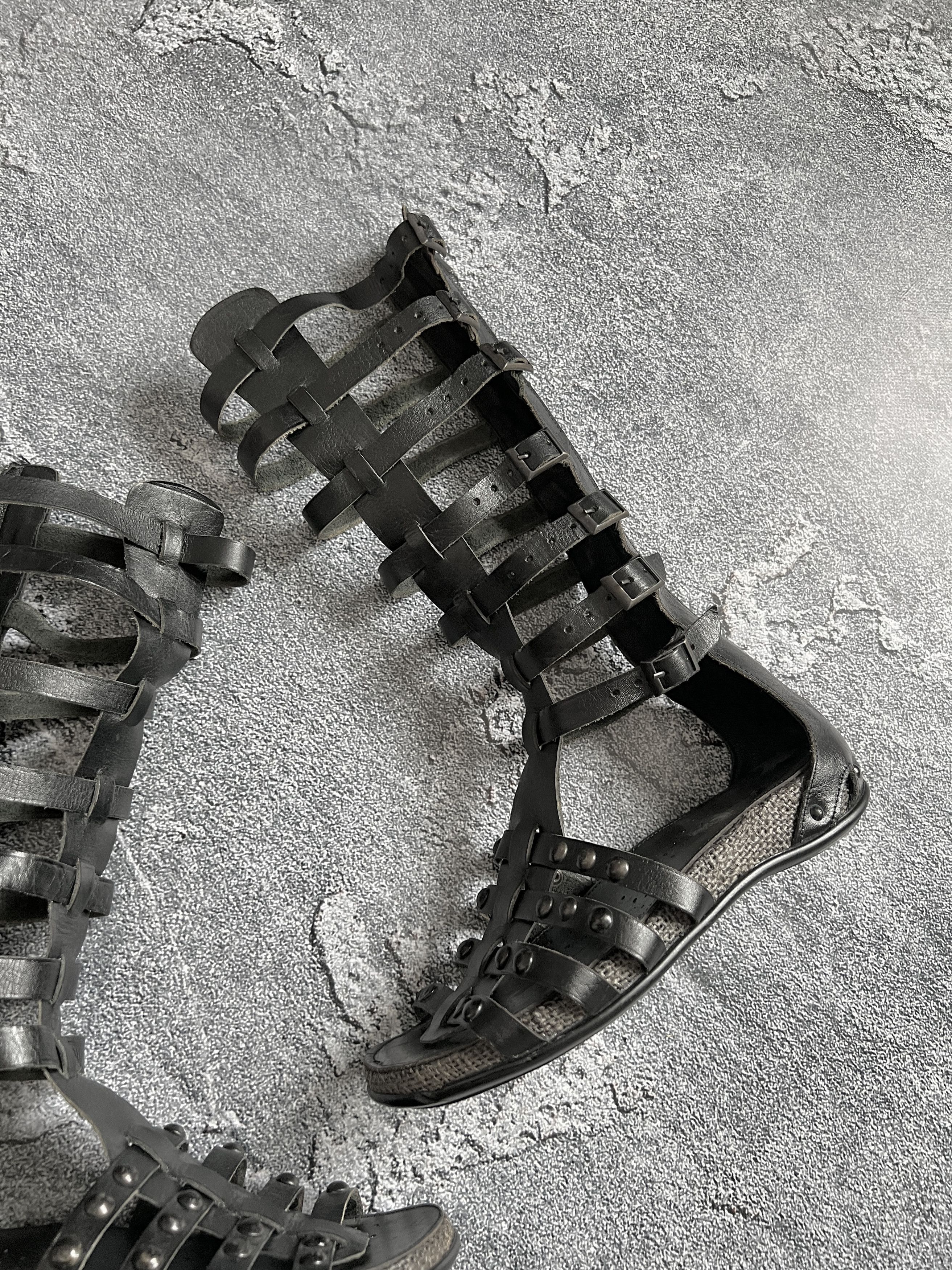 Vintage Vintage gothic boots grunge avant garde Y2K leather Size US 5.5 / IT 35.5 - 6 Thumbnail