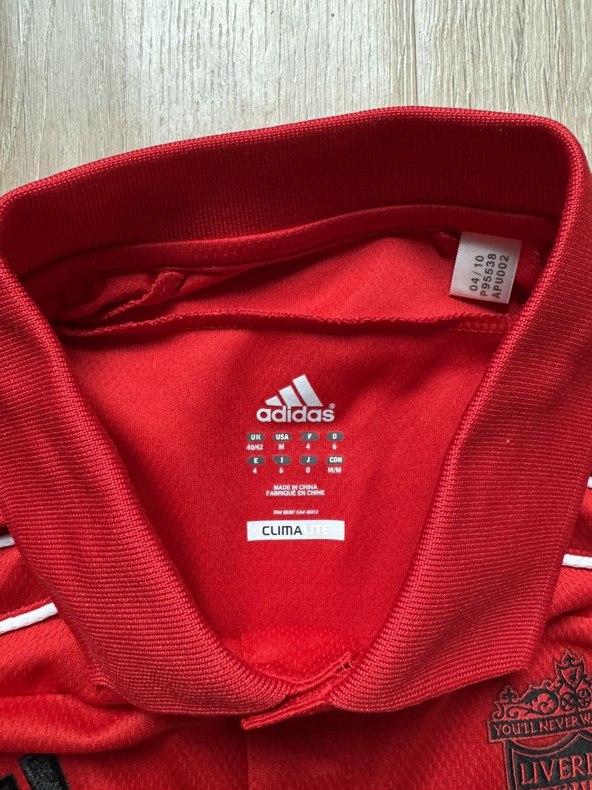Adidas × Vintage Vintage 00s Adidas FC Liverpool Polo Shirt 🔴 Size US M / EU 48-50 / 2 - 4 Thumbnail