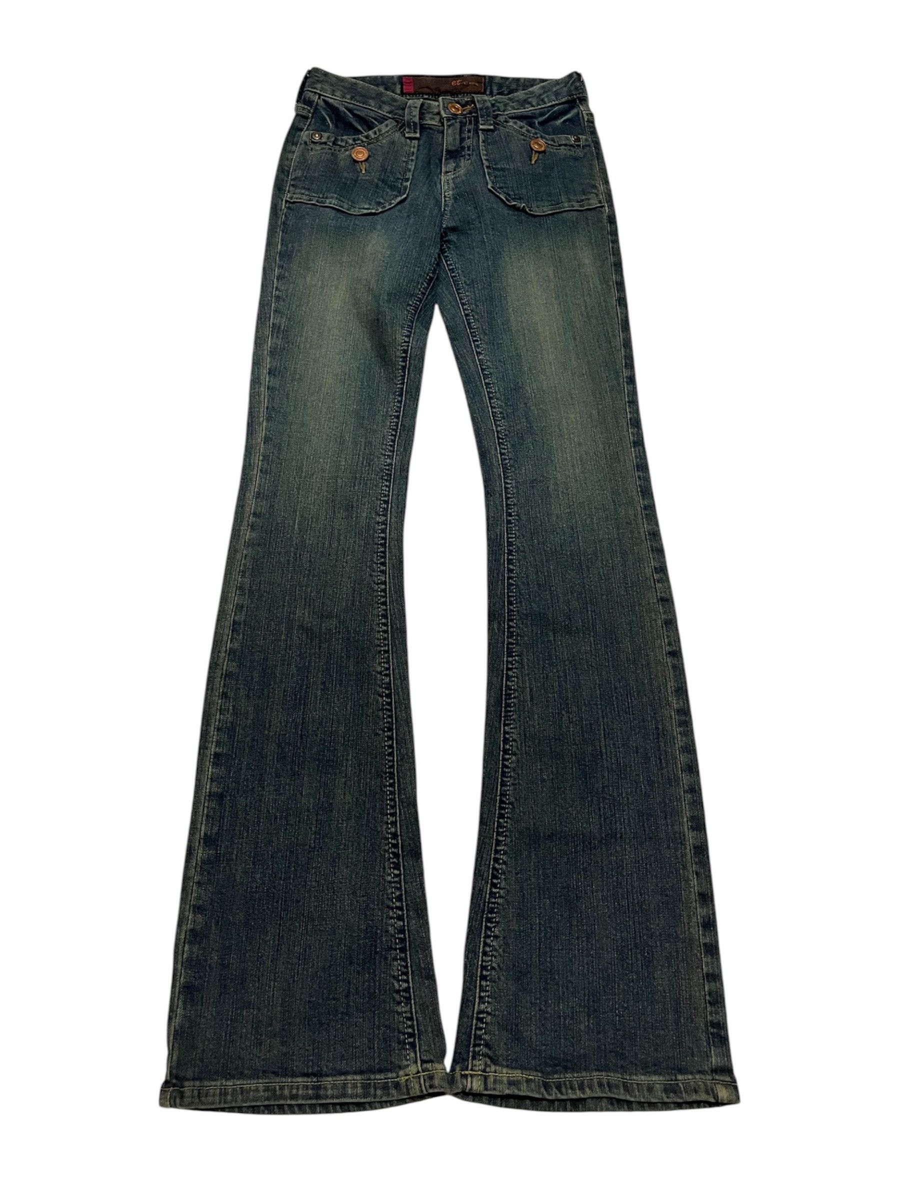 Japanese Brand LAST PRICE Japanese Brand Et Boite Bootcut Denim Jeans Size 23" - 5 Thumbnail