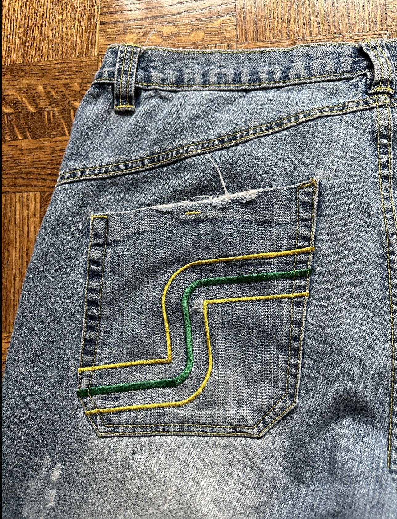 Southpole Vintage Y2K Southpole Embroidered Baggy Denim Jeans Size US 36 / EU 52 - 4 Thumbnail