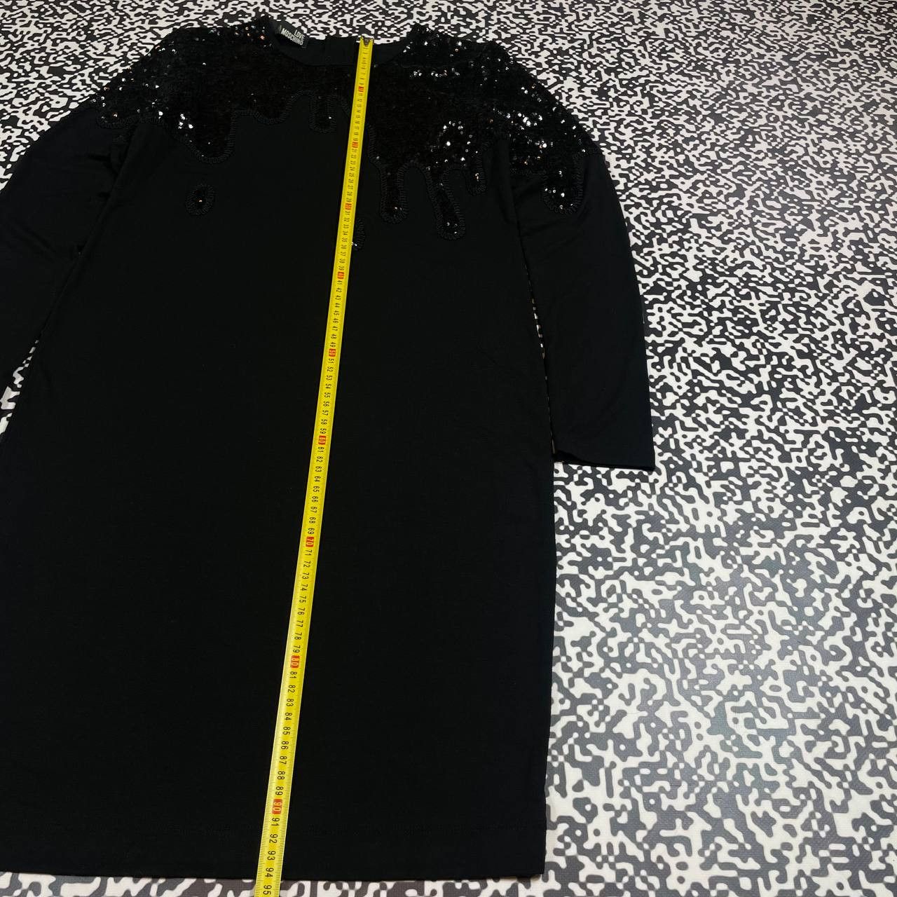 Moschino Vintage Y2K Moschino Luxury Streaks Logo Midi Dress Size S / US 4 / IT 40 - 15 Thumbnail