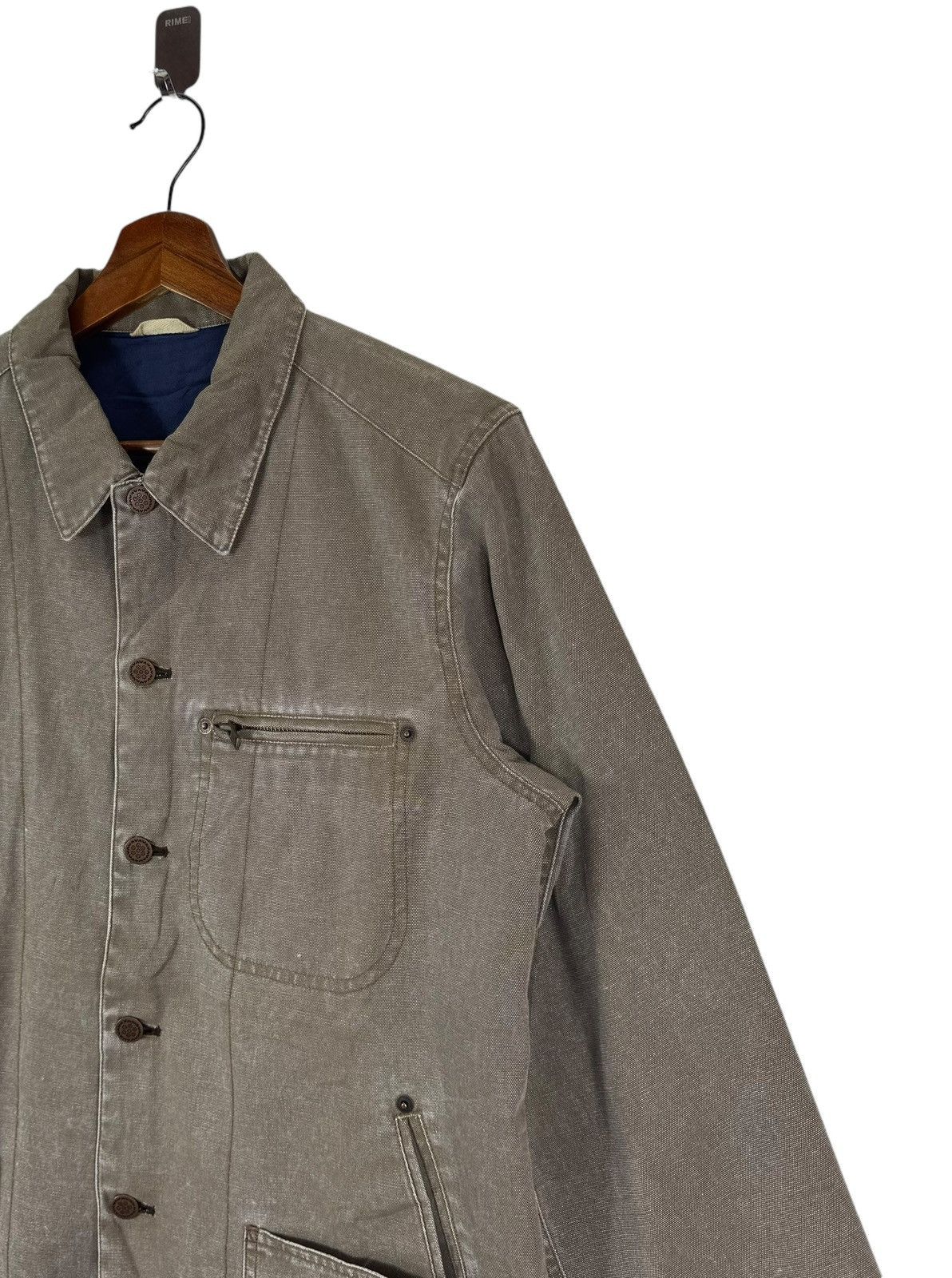 Vintage VINTAGE UNKNOW BRAND WORKERS CHORE DENIM JACKET Size US M / EU 48-50 / 2 - 4 Thumbnail