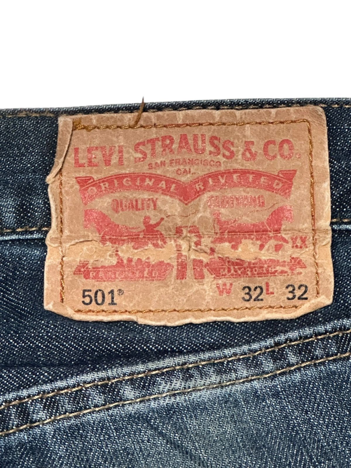 Levi's Levi’s 501 Vintage Regular Straight Leg Jean With Faded Wash Size US 32 / EU 48 - 9 Thumbnail
