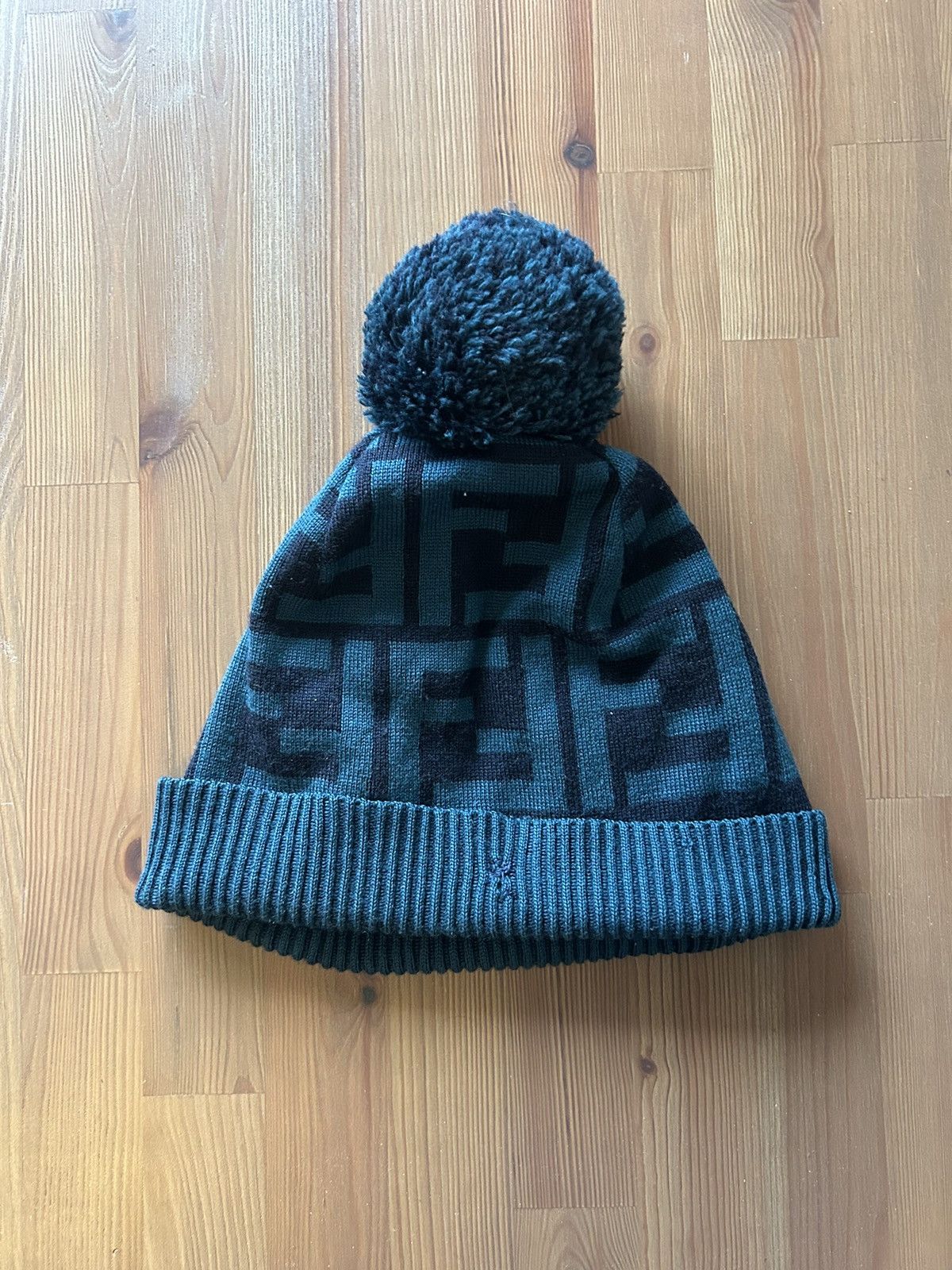 Fendi FF Zucca Monogram Beanie Size ONE SIZE - 2 Thumbnail