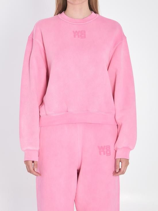 Alexander Wang ALEXANDER WANG Women Sweater 4CC3241518 PINK Size M / US 6-8 / IT 42-44 - 1 Thumbnail