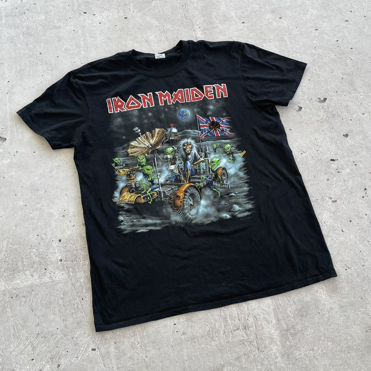 Iron Maiden × Vintage Vintage 00’s Iron Maiden t-shirt y2k Size US XL / EU 56 / 4 - 2 Thumbnail