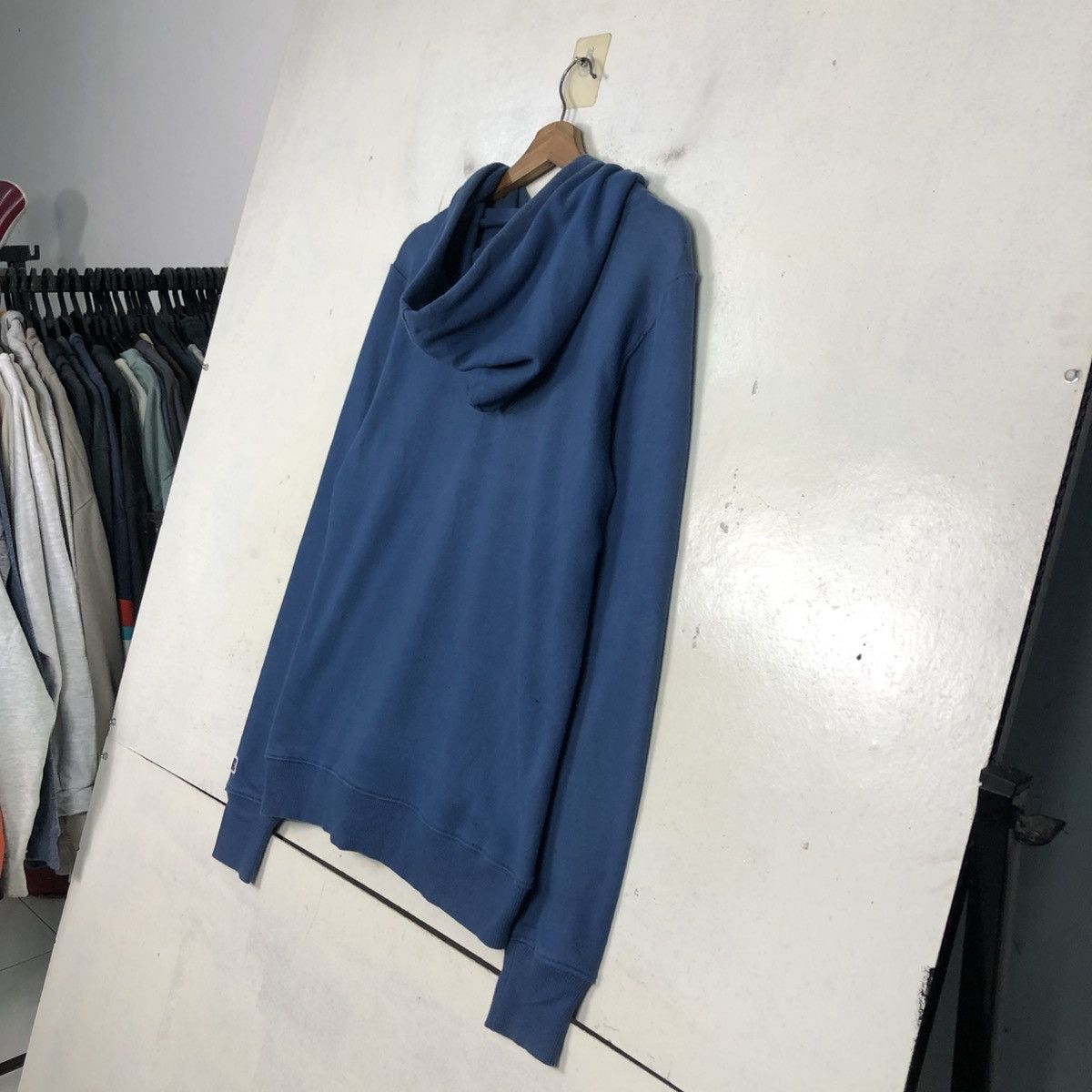 Japanese Brand 📌Vintage Hoodie Pull Over Russell Athletic Big Logo Size US L / EU 52-54 / 3 - 12 Thumbnail