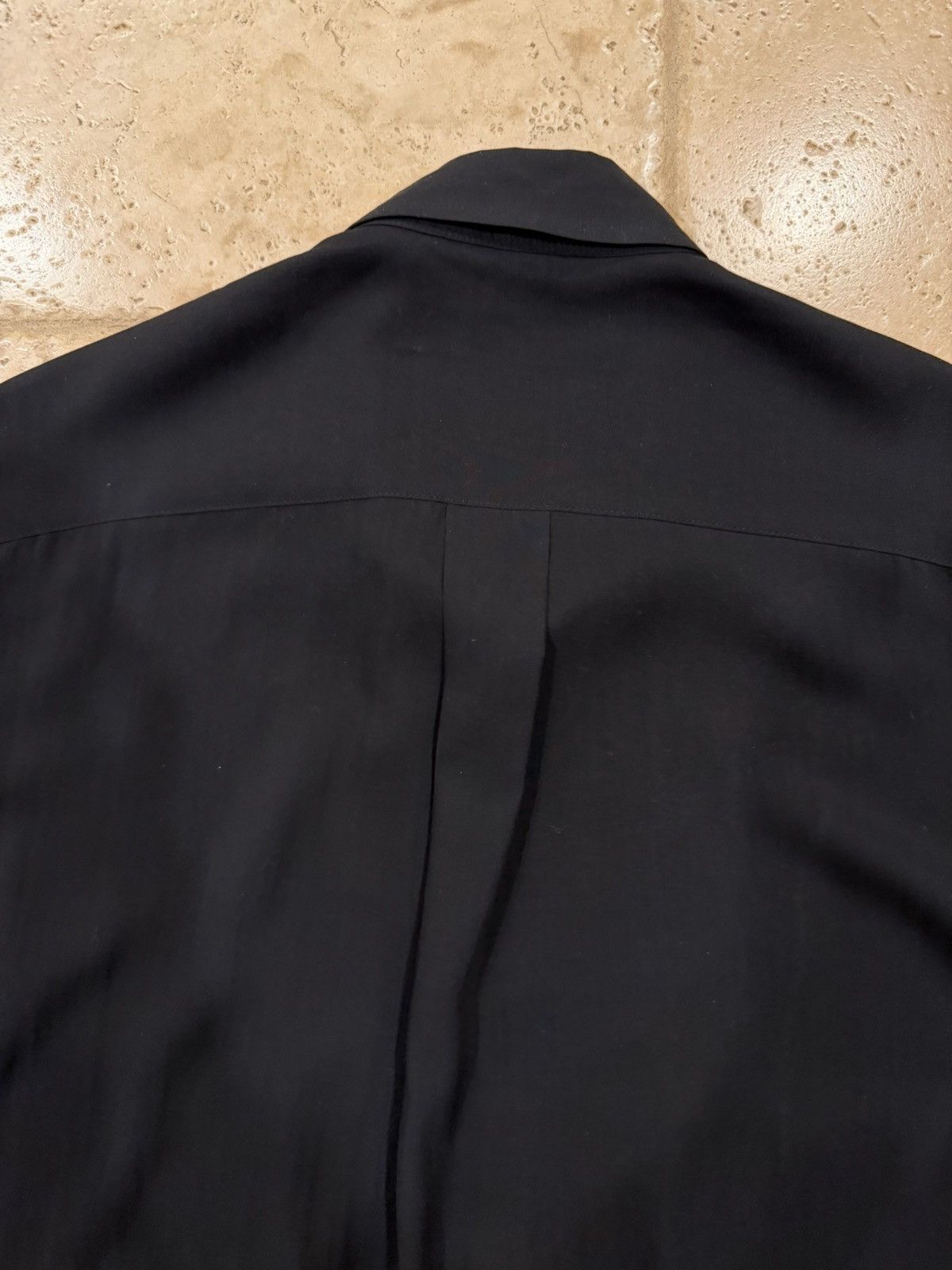 Yohji Yamamoto Yohji Yamamoto Gray Flower / Floral Black Button Up Shirt Size US M / EU 48-50 / 2 - 12 Thumbnail
