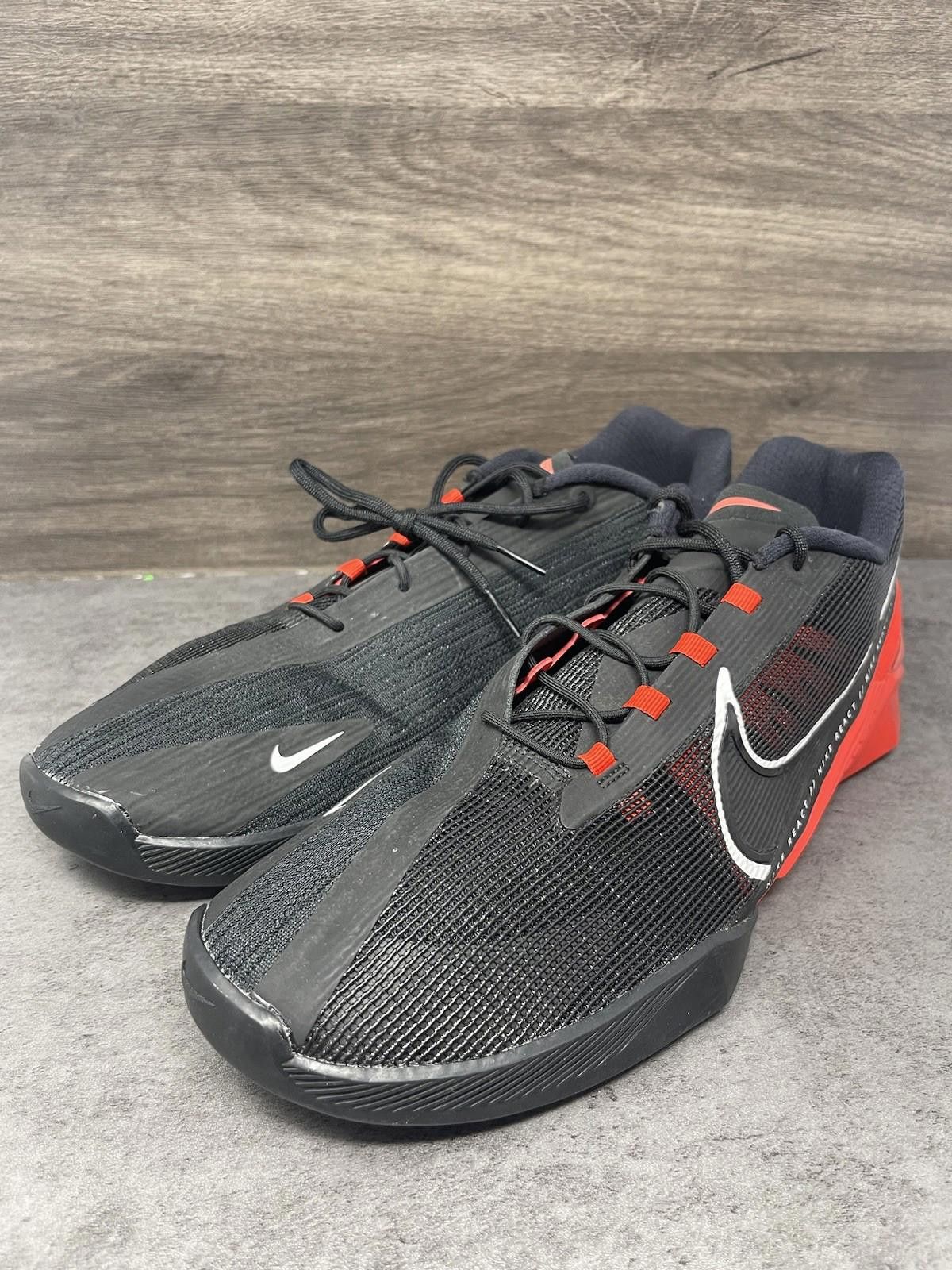 Nike Nike React Metcon Turbo Shoes Mens Size 15 Black Red Size US 15 / EU 48 - 2 Thumbnail
