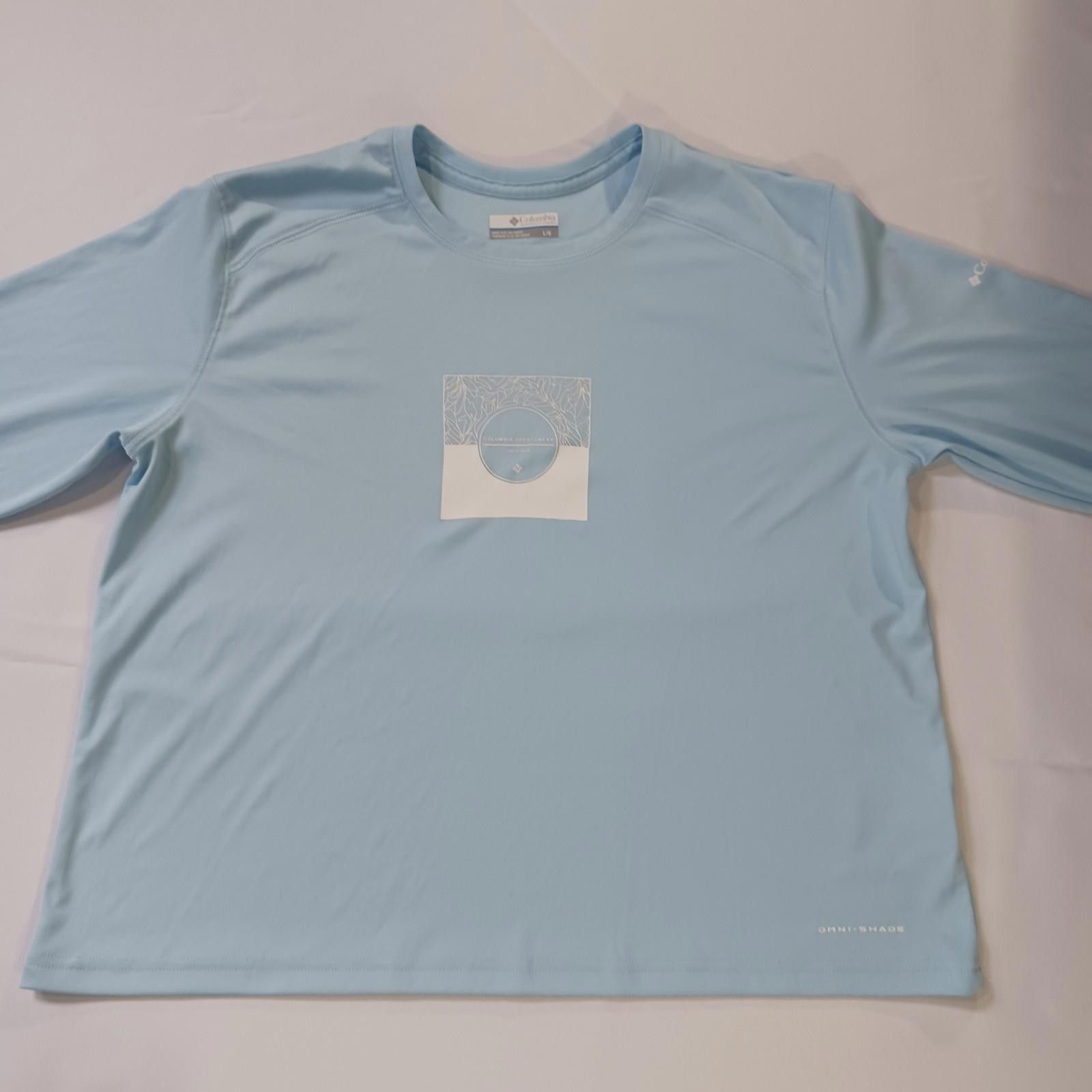 Columbia Columbia Omni-Shade AL8460 Women's Blue T-Shirt Size Large Size L / US 10 / IT 46 - 12 Thumbnail