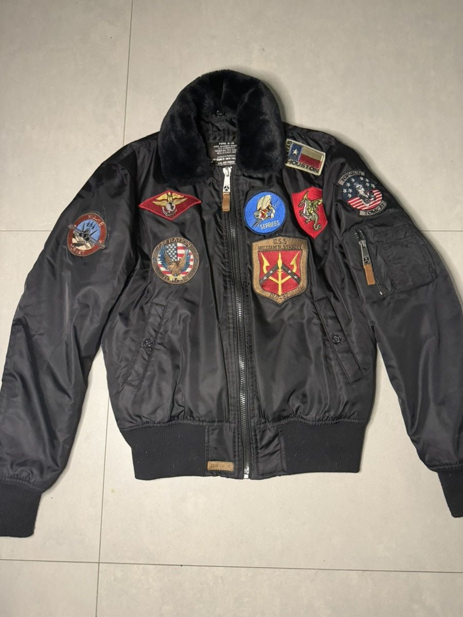 Other Top Gun MA‑1 Bomber Jacket — Patch Details — Size S Size US S / EU 44-46 / 1 - 1 Thumbnail