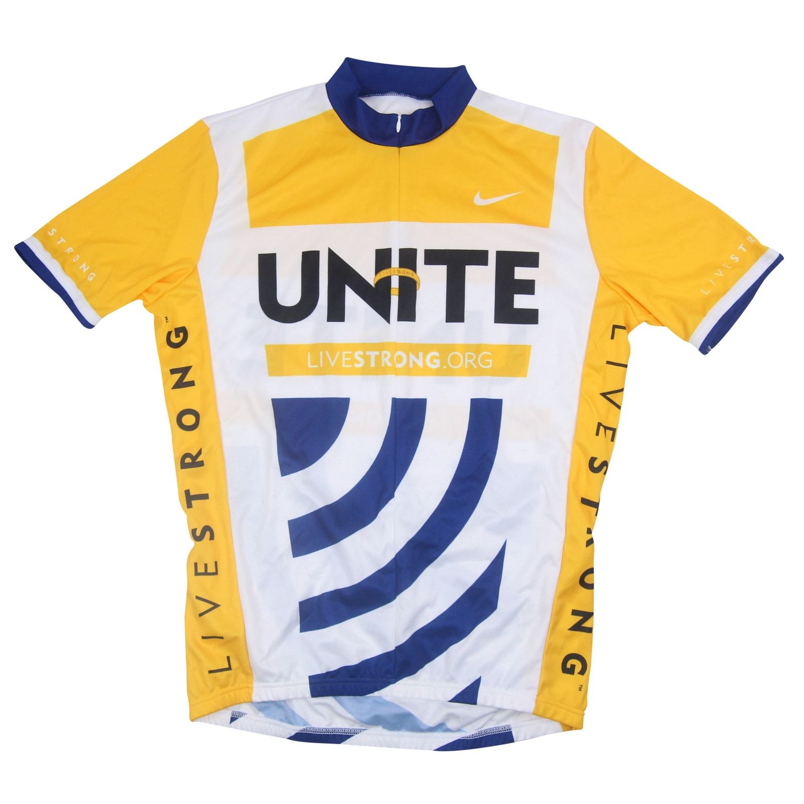 Nike × Vintage Vintage Nike Livestrong Unite Cycling Jersey Size US XXL / EU 58 / 5 - 1 Thumbnail