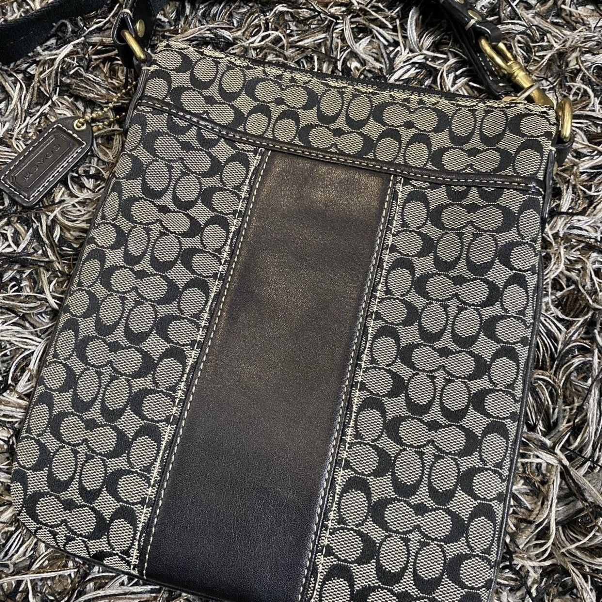 Coach Authentic Coach Monogram Small Crossover Bag Pocket Book Size ONE SIZE - 3 Thumbnail