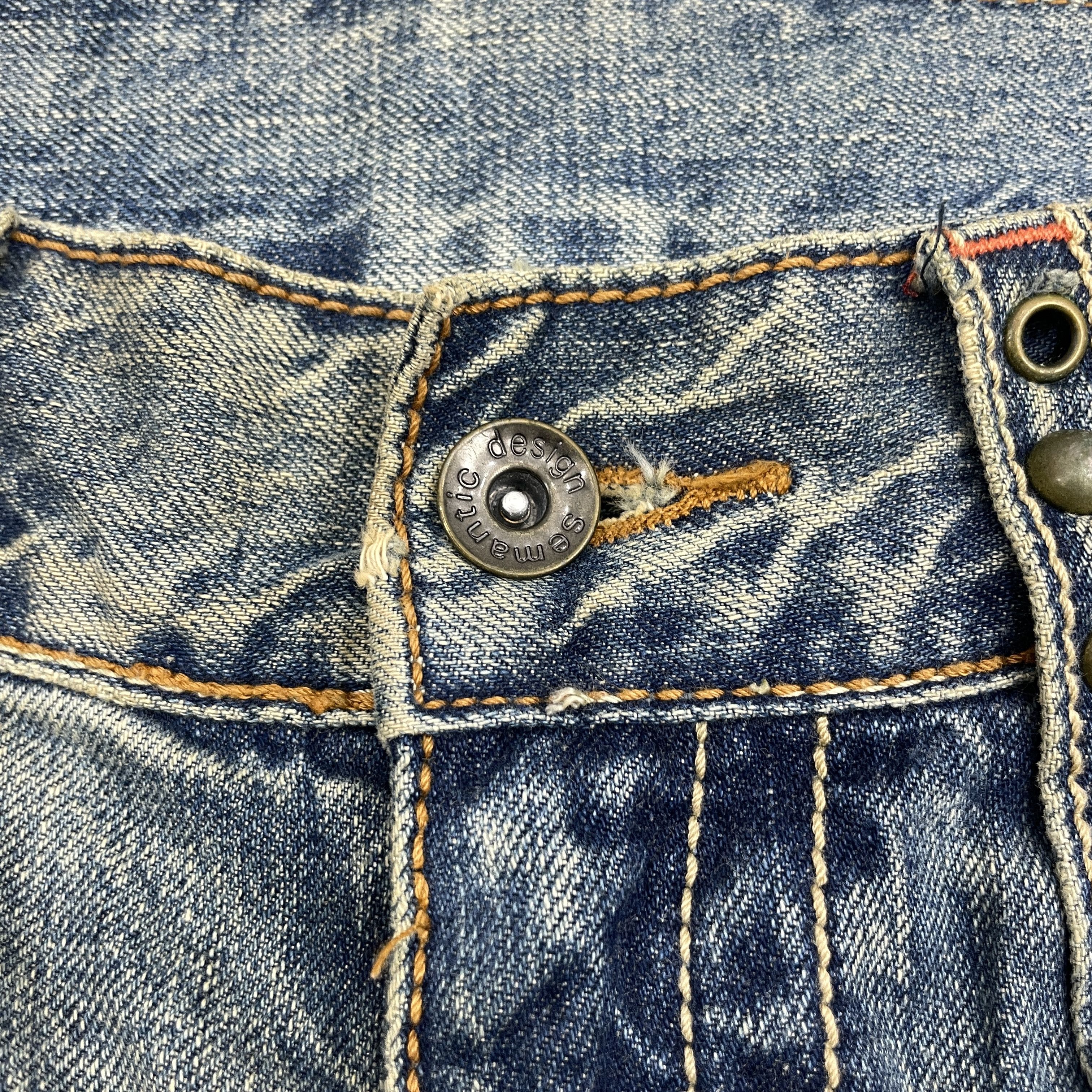 Japanese Brand Japanese SemanticDesign Distressed BootCut Jeans-wc301 Jeans Size US 33 - 6 Thumbnail