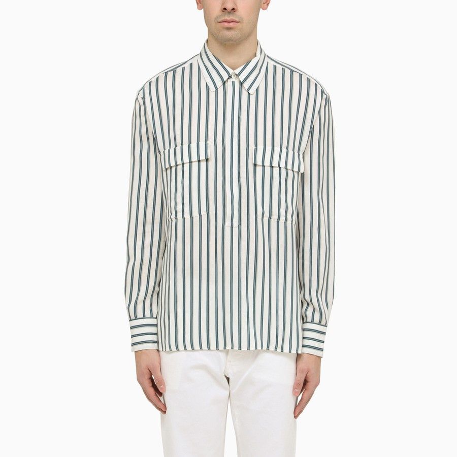 image of Pt Torino O1D2Blof0524 Striped Shirts In Multicolor, Men's (Size Small)