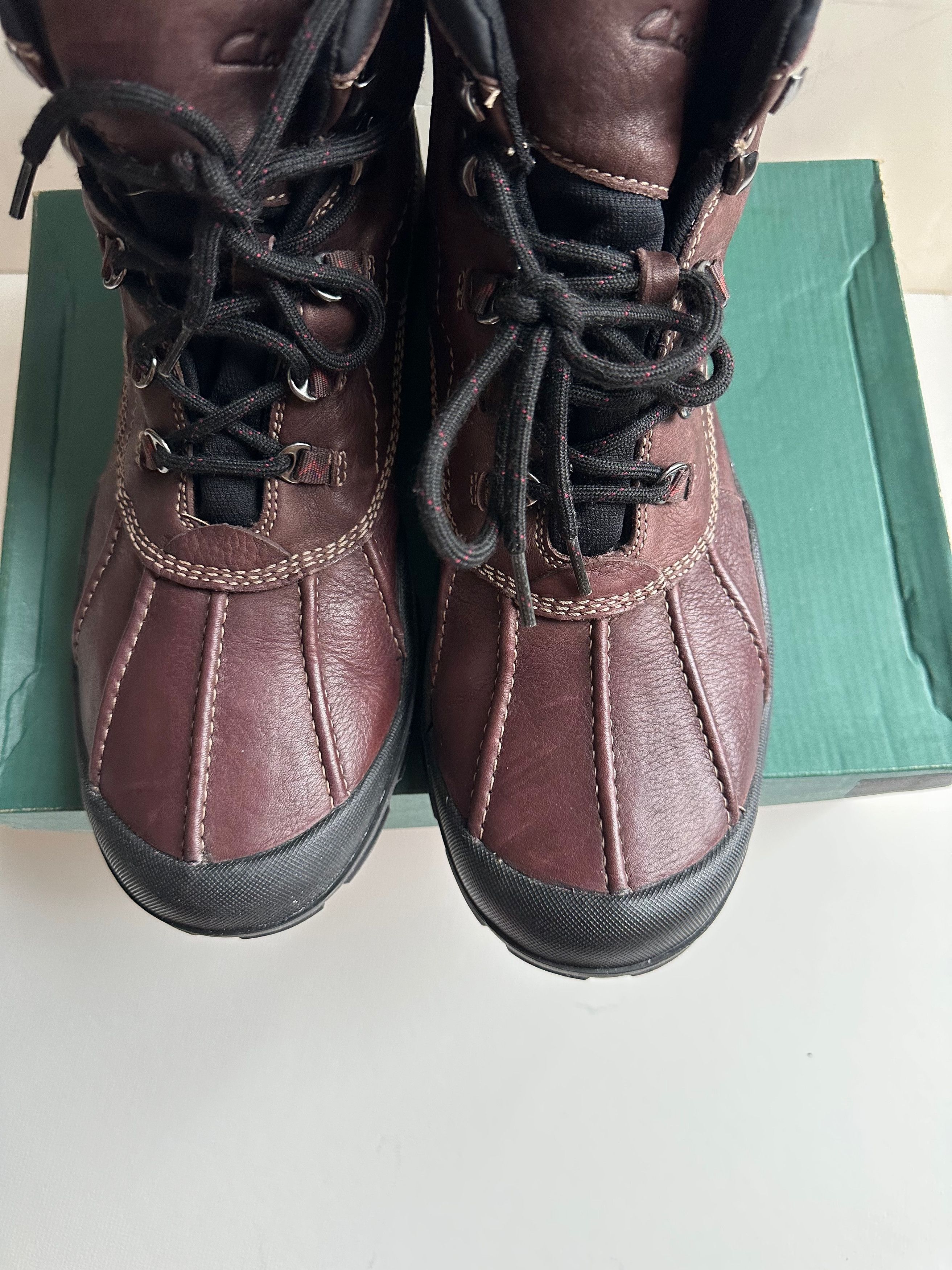 Clarks Clarks Leather Fidalgo Waterproof Boots - Brown - Size 14 Size US 14 / EU 47 - 10 Thumbnail
