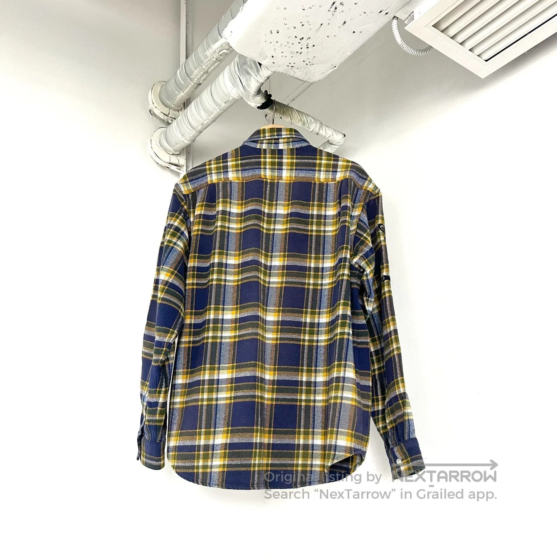 Supreme Supreme Old English Plaid Flannel Shirt. Size US M / EU 48-50 / 2 - 2 Thumbnail