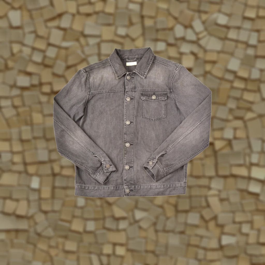 Allsaints AllSaints Struan Gray Denim Jacket XL Mens Size US 36 / EU 52 - 1 Thumbnail