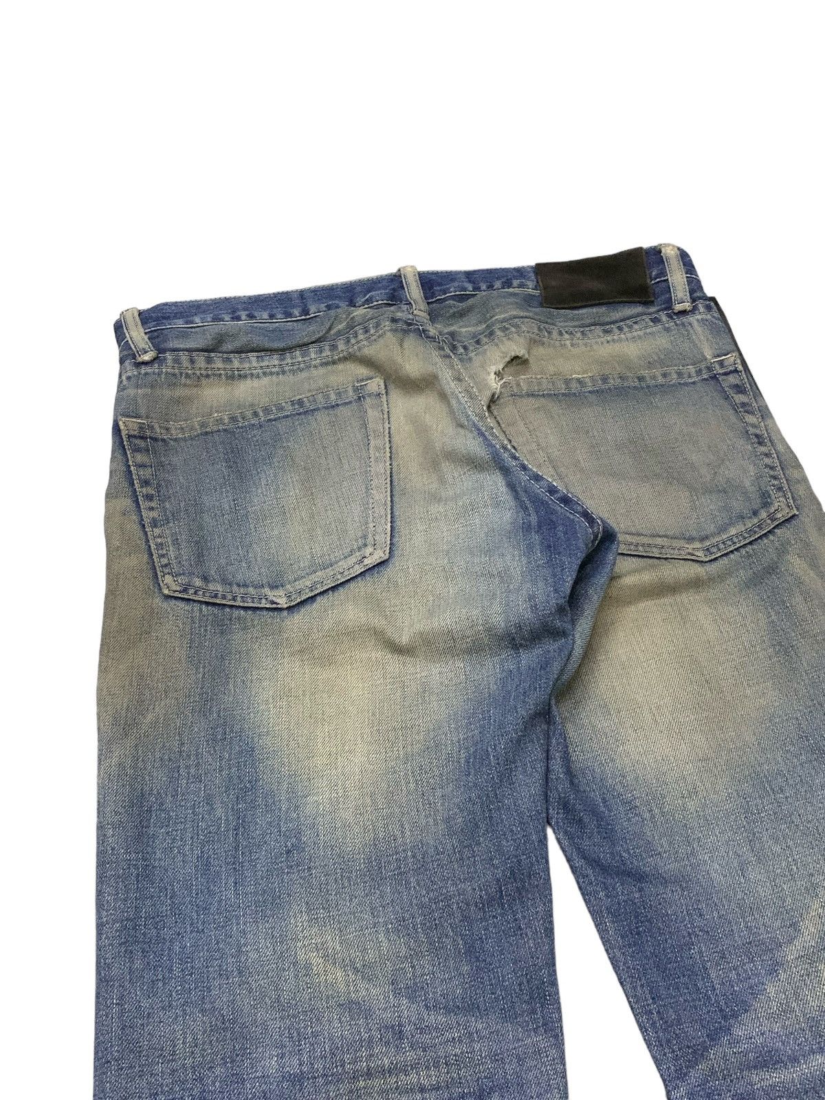 Hysteric Glamour × Japanese Brand Disrev Japan Mud Wash Flared Faded Jeans Size US 32 / EU 48 - 12 Thumbnail