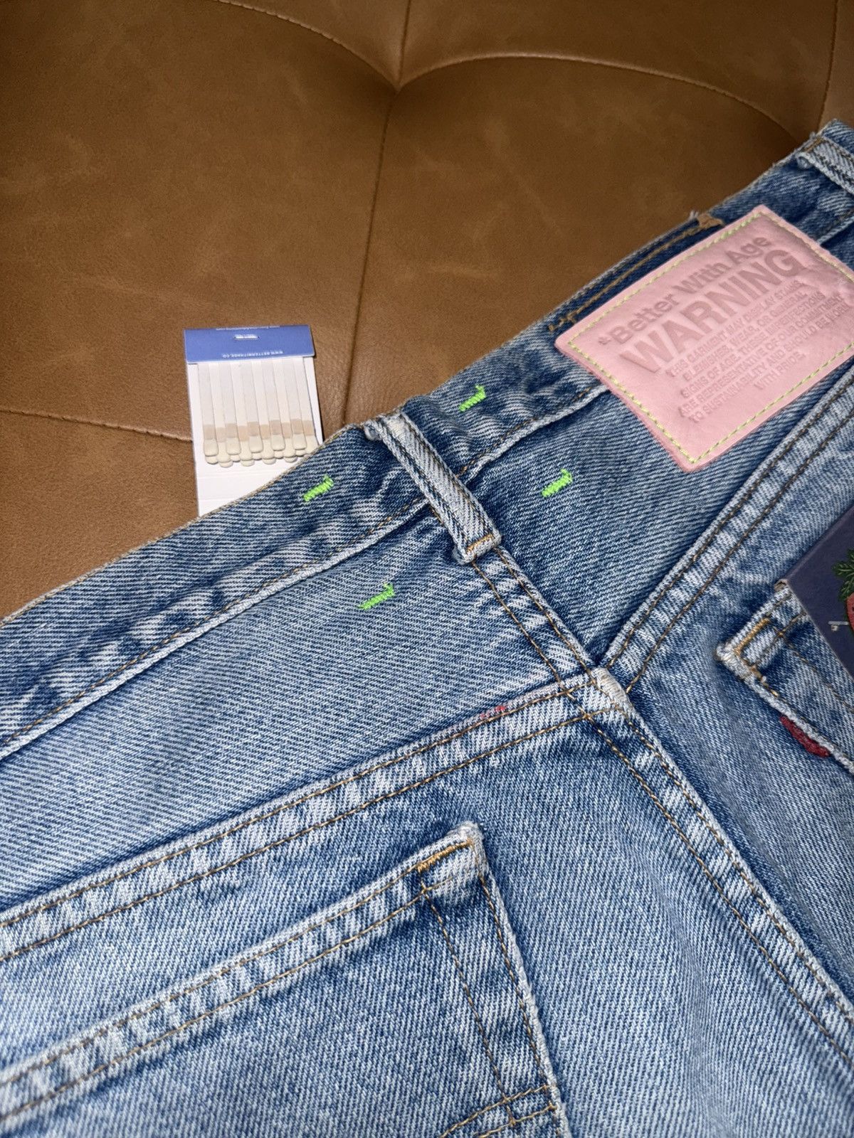 Better With Age Better with age logo jeans Size US 32 / EU 48 - 9 Thumbnail