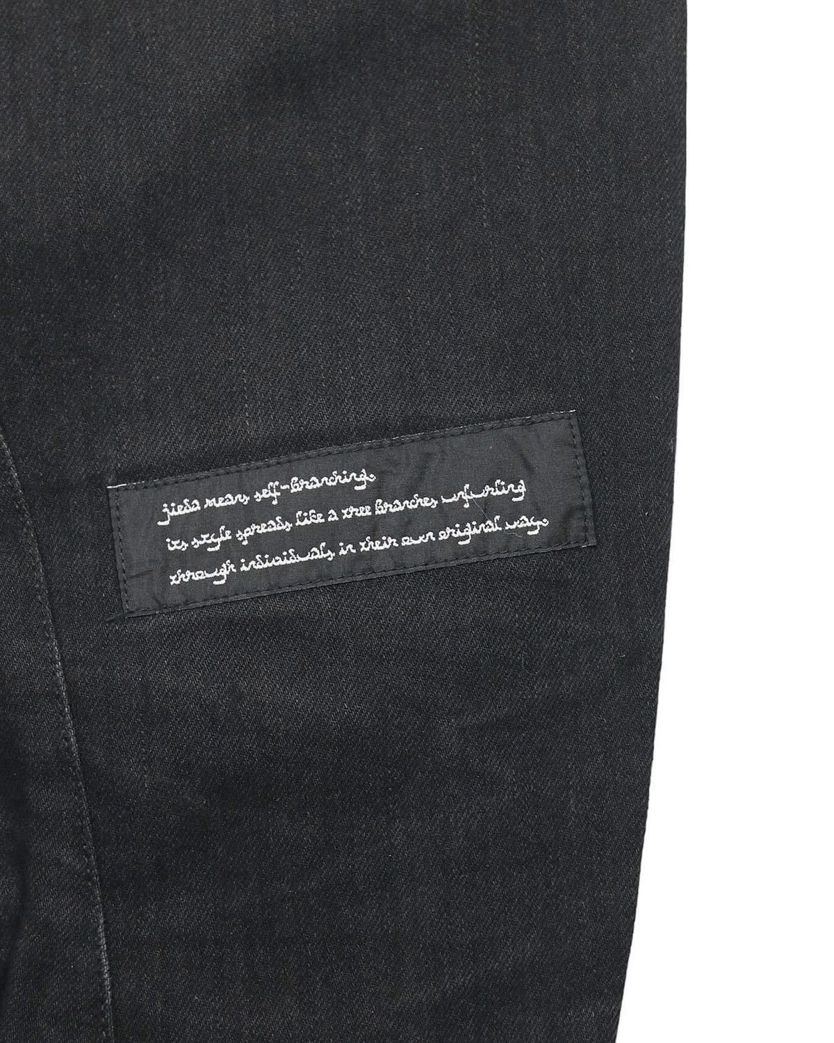 Japanese Brand × JieDa 2000s JIEDA 3D ZIPPER SLIM DENIM Size US 32 / EU 48 - 9 Thumbnail