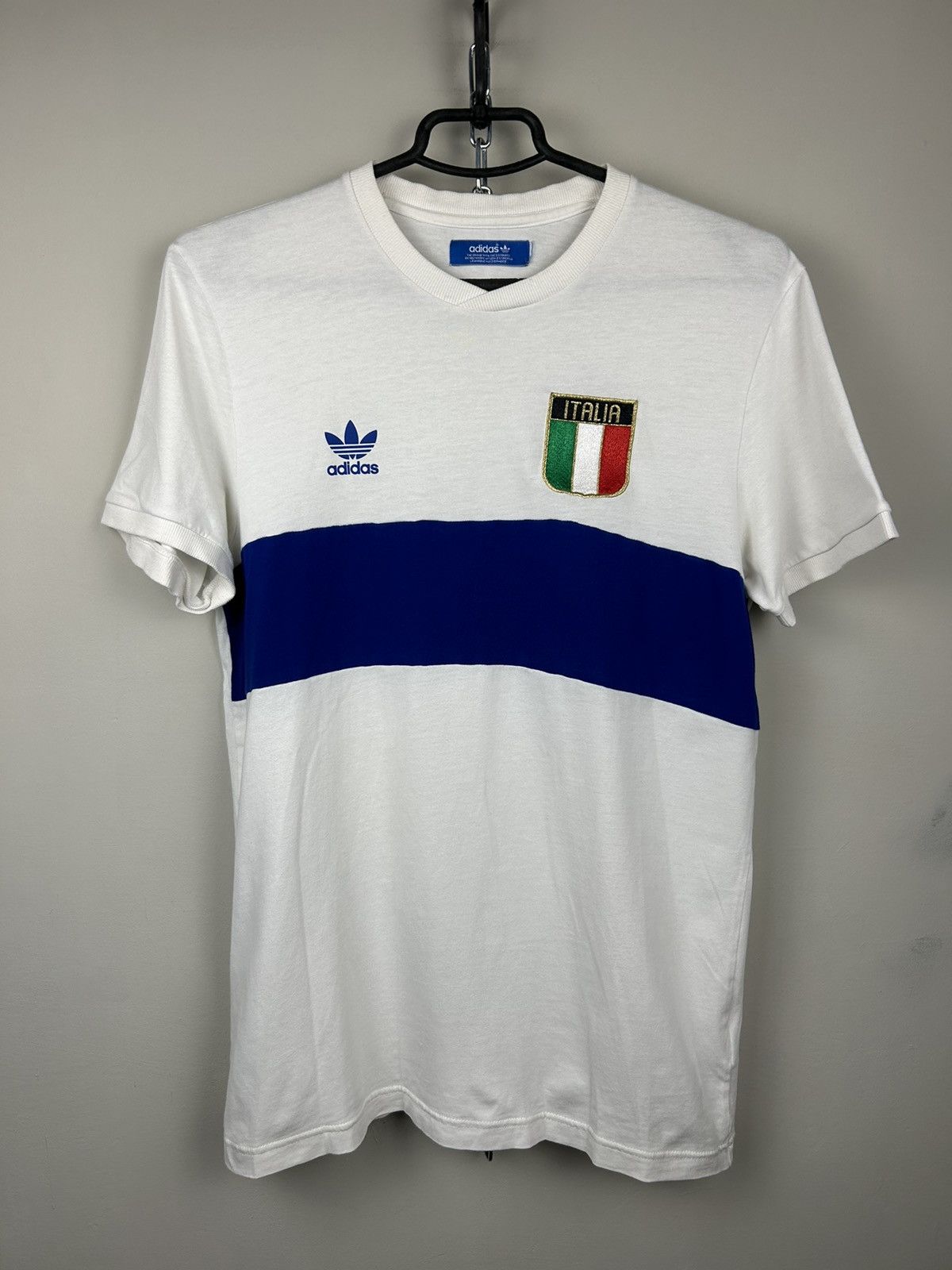 Vintage Adidas Italy Jersey Cotton T shirt
