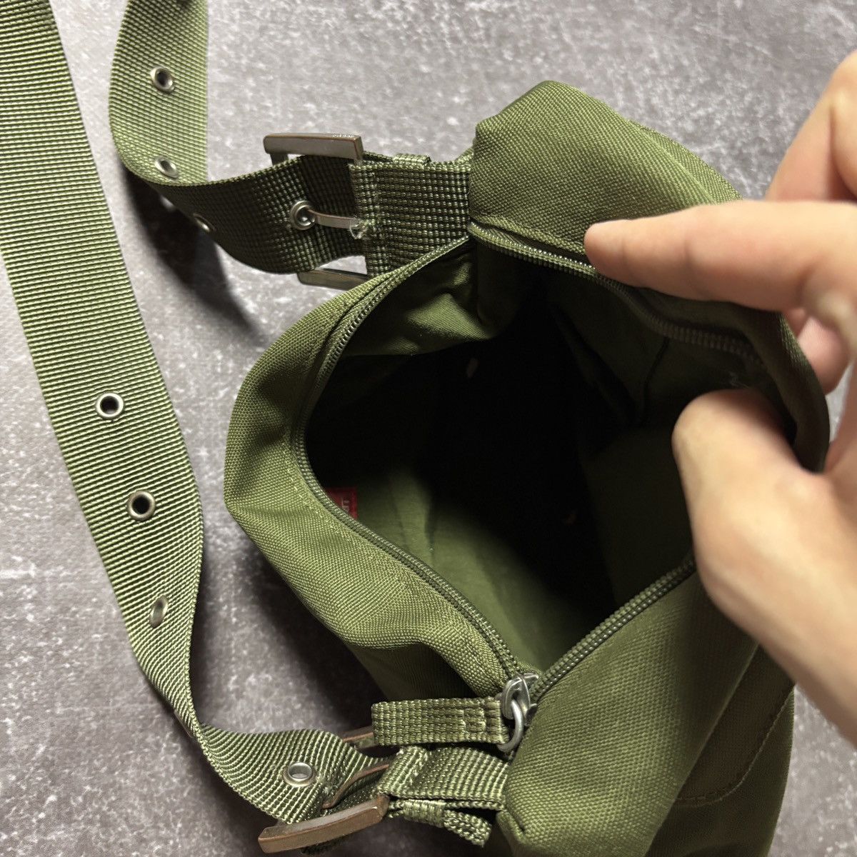 Hysteric Glamour × If Six Was Nine × Japanese Brand y2k vintage military style shoulders bag 90s canvas Size ONE SIZE - 6 Thumbnail