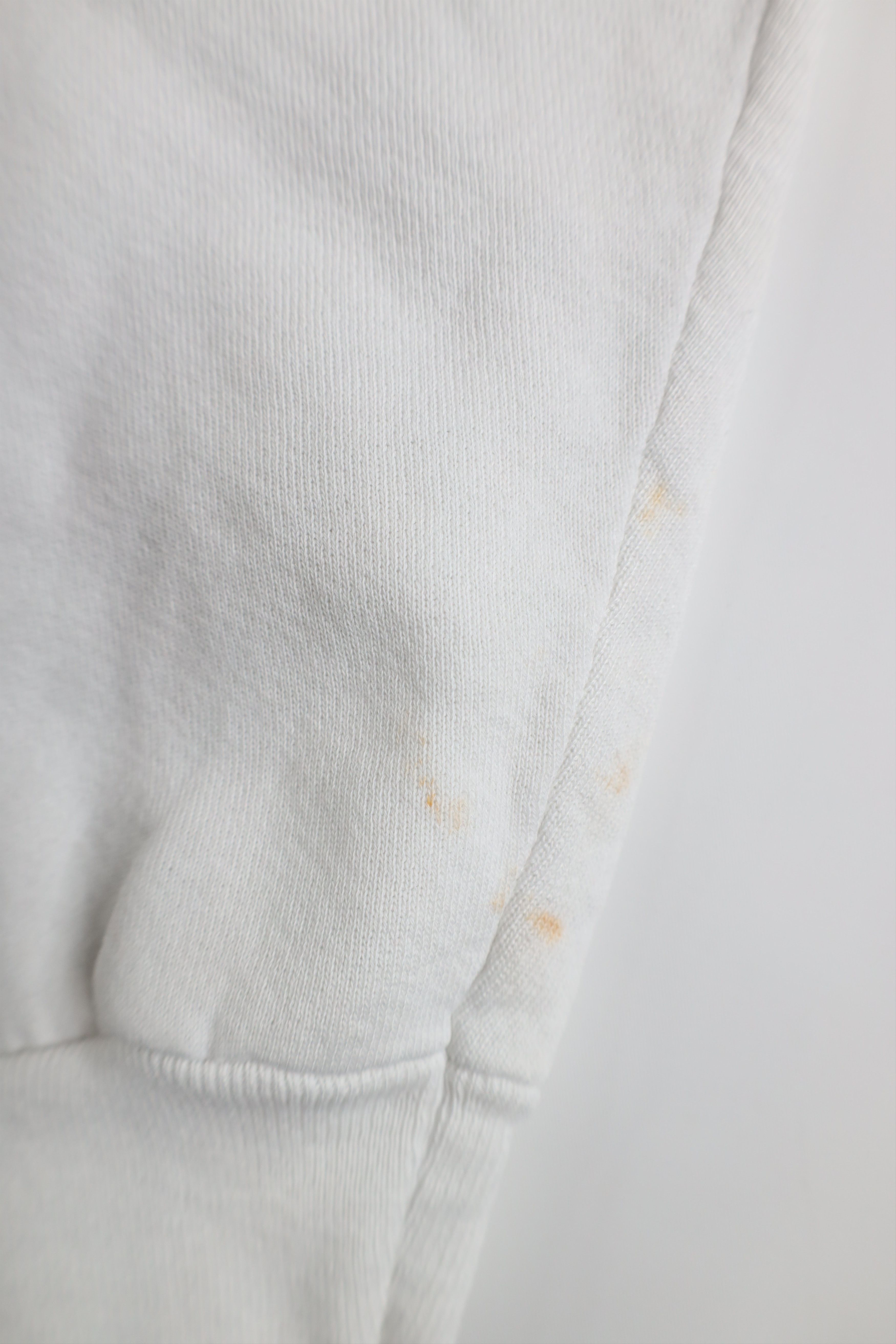 Vintage Vintage 90s Streetwear Blank Crewneck Sweatshirt White Size L / US 10 / IT 46 - 9 Thumbnail