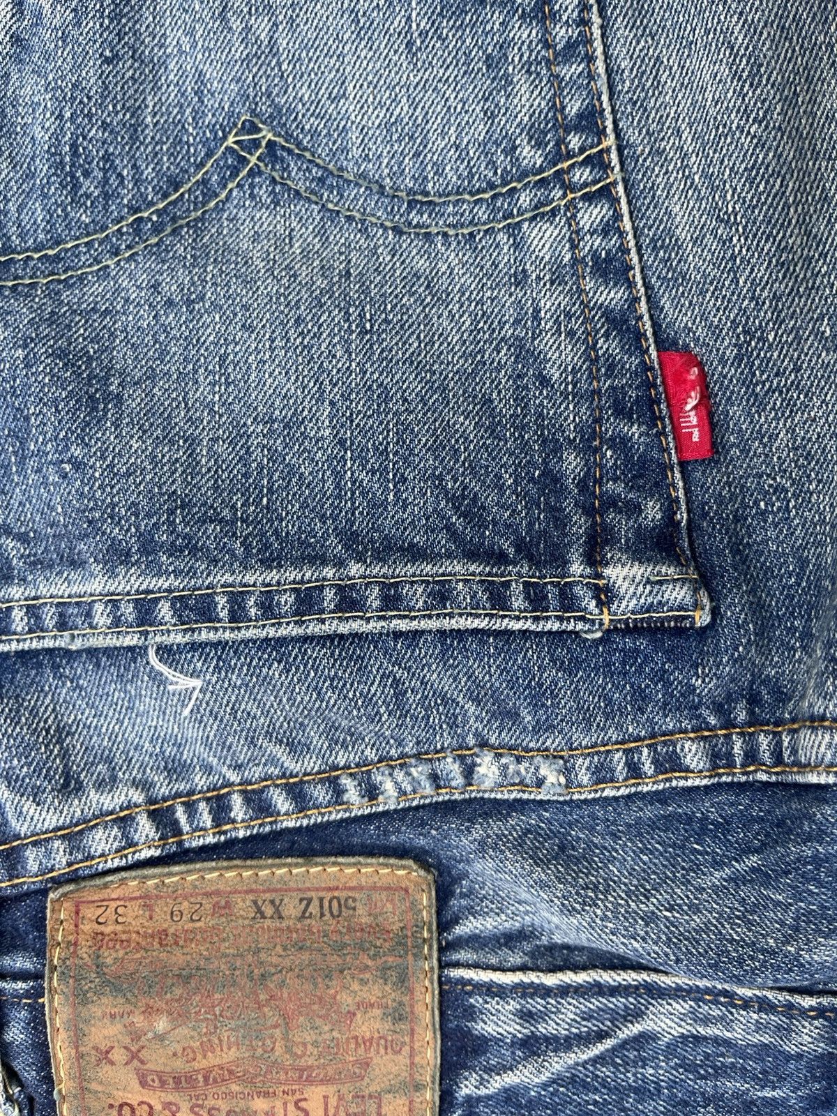 Levi's Vintage Clothing 1954 LVC 501ZXX big E selvedge Size US 30 / EU 46 - 5 Thumbnail