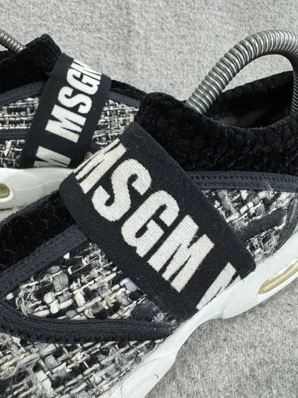 MSGM MSGM Italy Low Air Sneakers Silver Black White size 39 Size US 9 / IT 39 - 10 Thumbnail