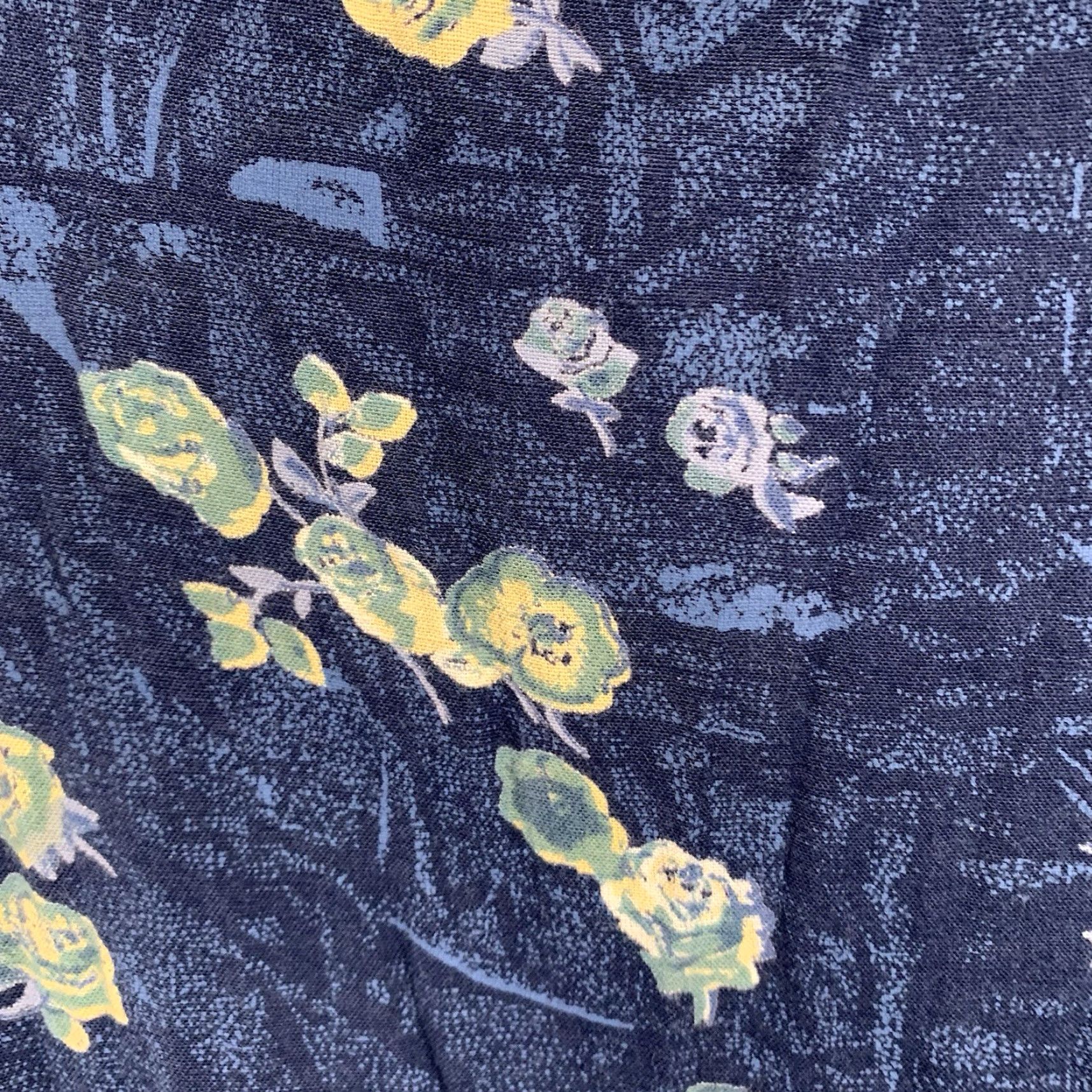 Vintage VINTAGE MPH Floral Midi Dress Women’s Small Light Navy Blue Sleeveless Strappy Beach Bohemian 80s 90s Size S / US 4 / IT 40 - 7 Thumbnail