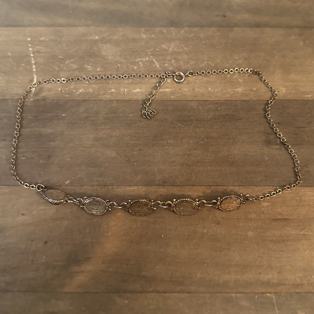Vintage Vintage purple cabochon link necklace Size ONE SIZE - 5 Thumbnail