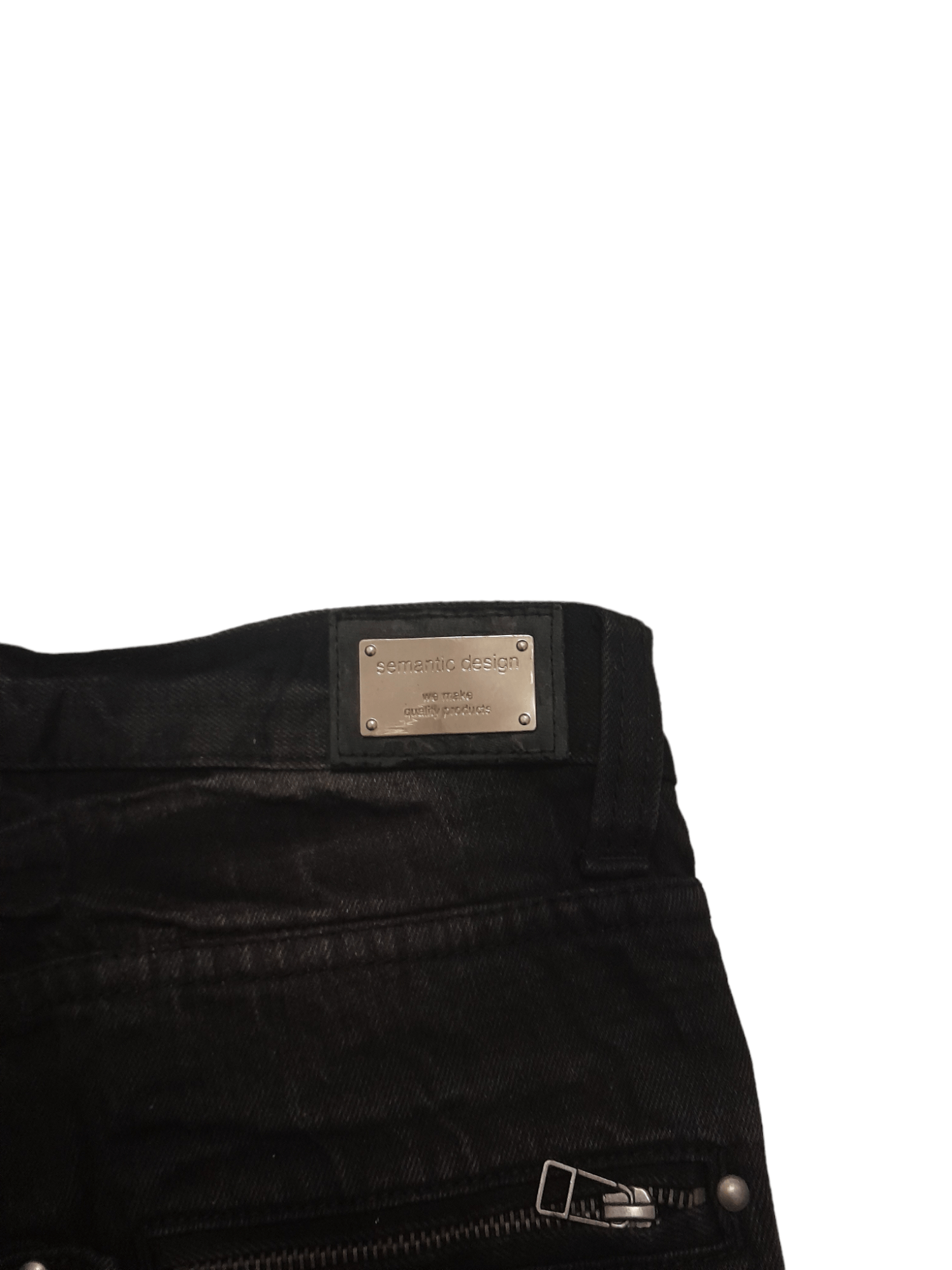 Japanese Brand SEMANTIC DESIGN Punk Denim (S128) Size US 31 - 9 Thumbnail