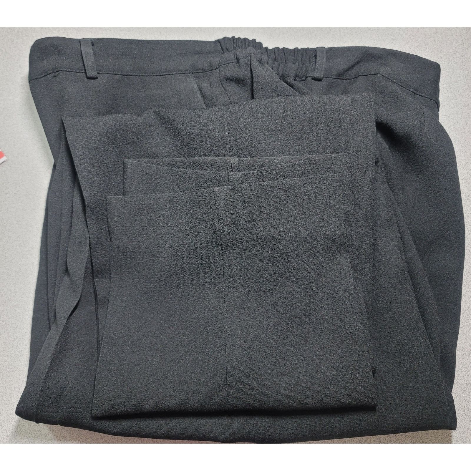 Other Nygard Collection Black Pleated Front Dress Pants 14 Lined Size 36" / US 14 / IT 50 - 6 Thumbnail