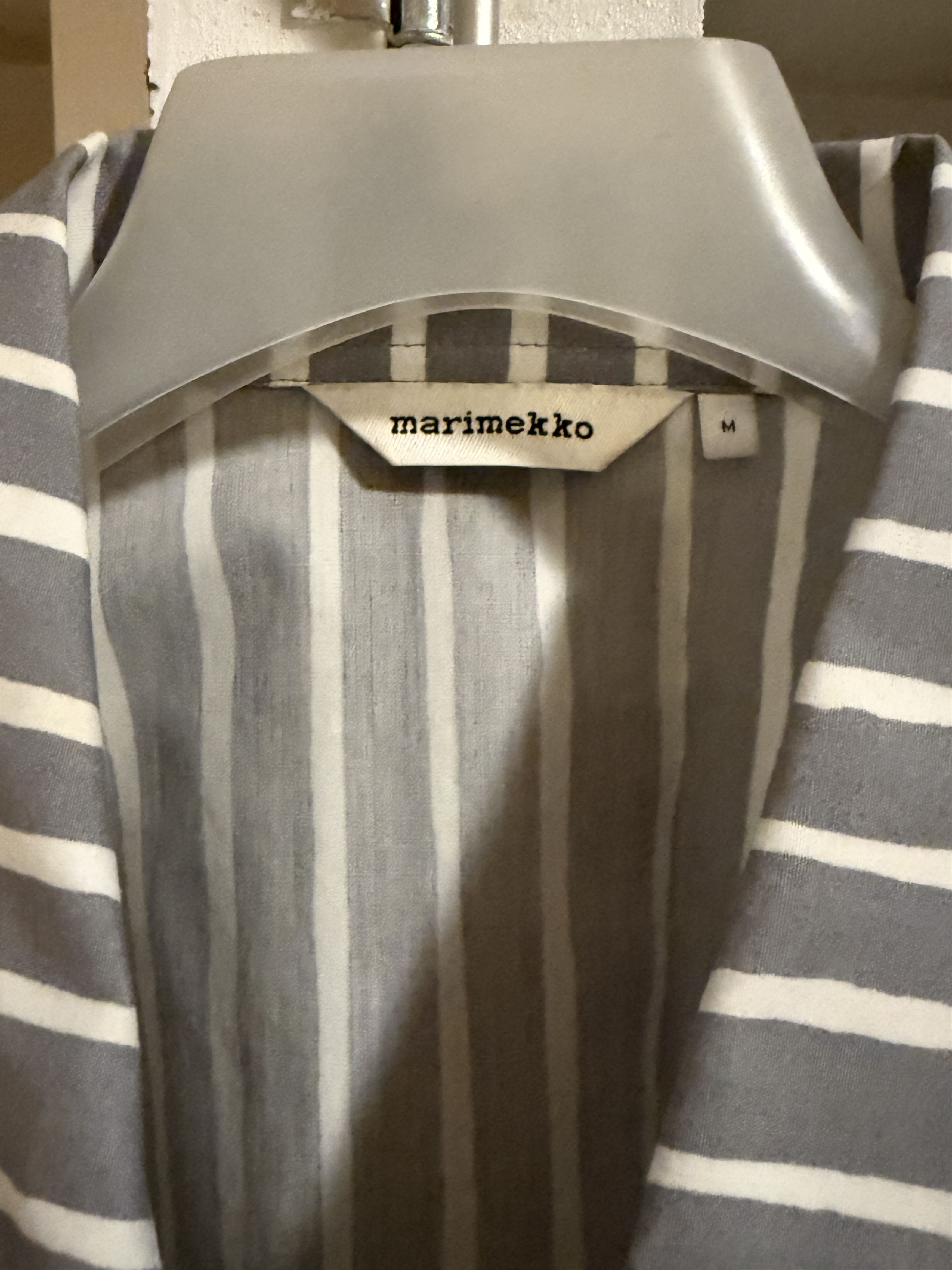 Marimekko Grey striped shirt Size US M / EU 48-50 / 2 - 4 Thumbnail