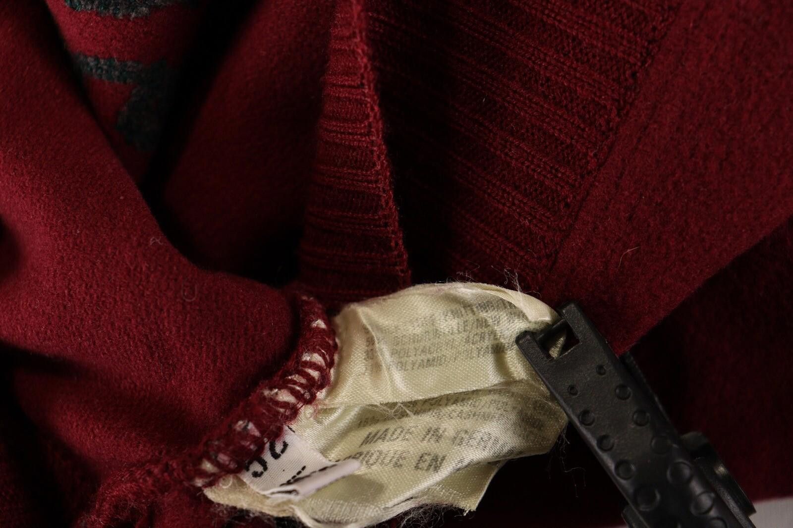 Carlo Colucci Carlo Colucci Red Wool Snowflakes Knit Sweater Size 52 Size US M / EU 48-50 / 2 - 12 Thumbnail