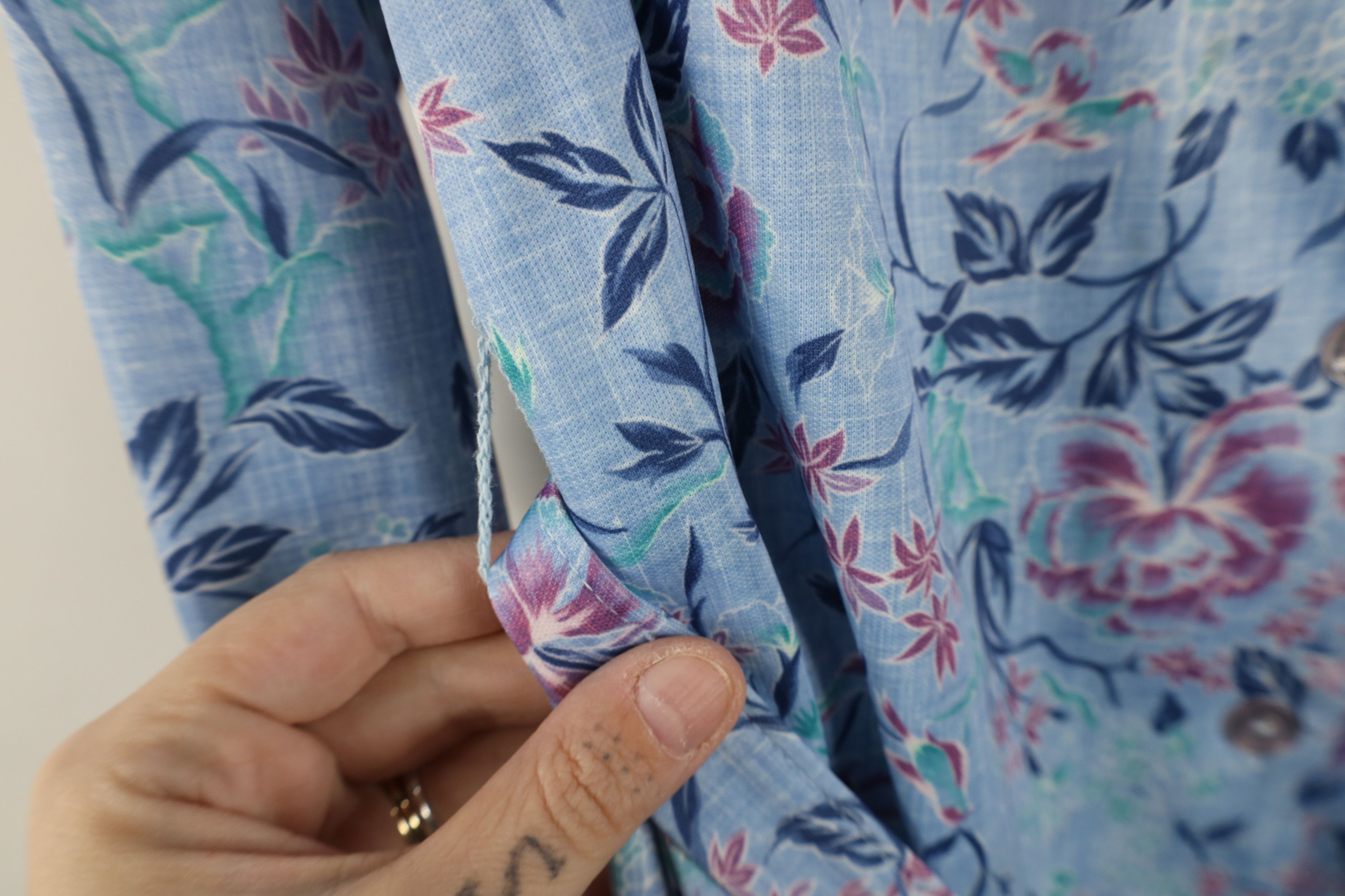 Vintage Vintage 70s Streetwear Flower Knit Button Shirt Polyester Size M / US 6-8 / IT 42-44 - 7 Thumbnail