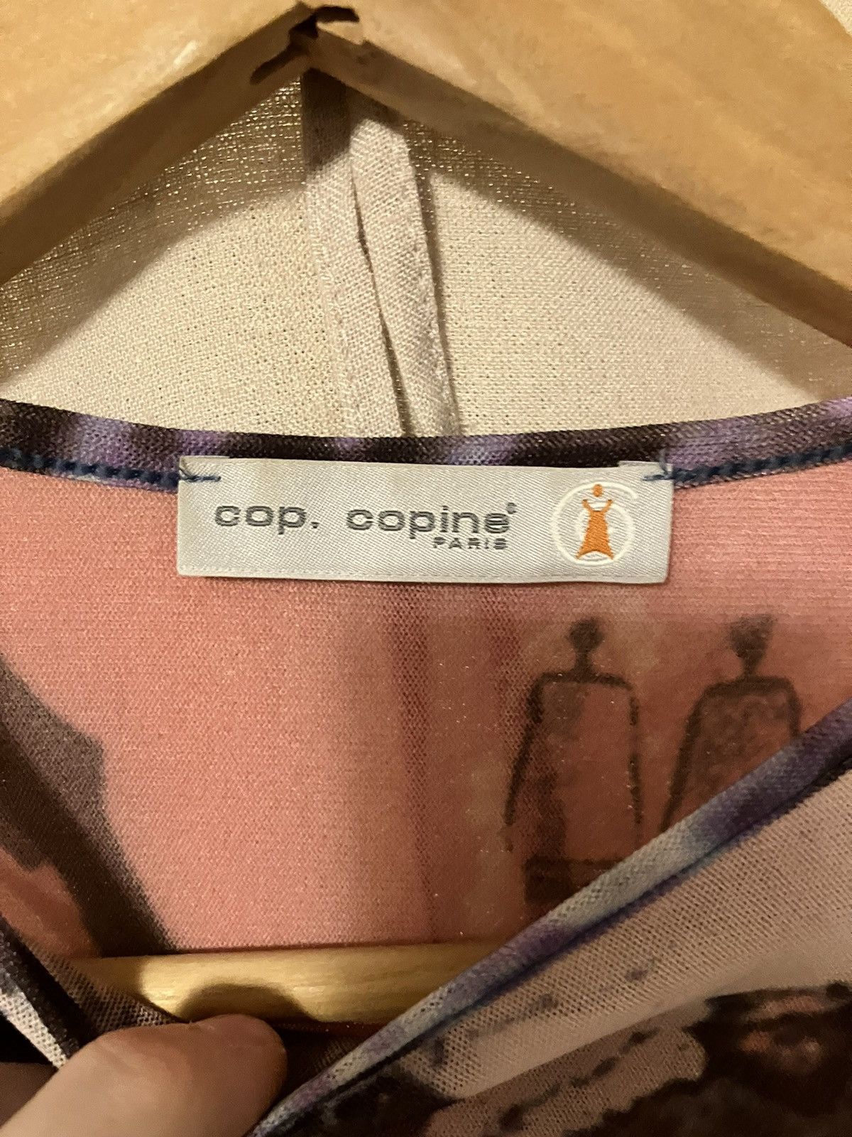 Cop Copine Cop coping graphic sheer long sleeve shirt Size S / US 4 / IT 40 - 2 Thumbnail