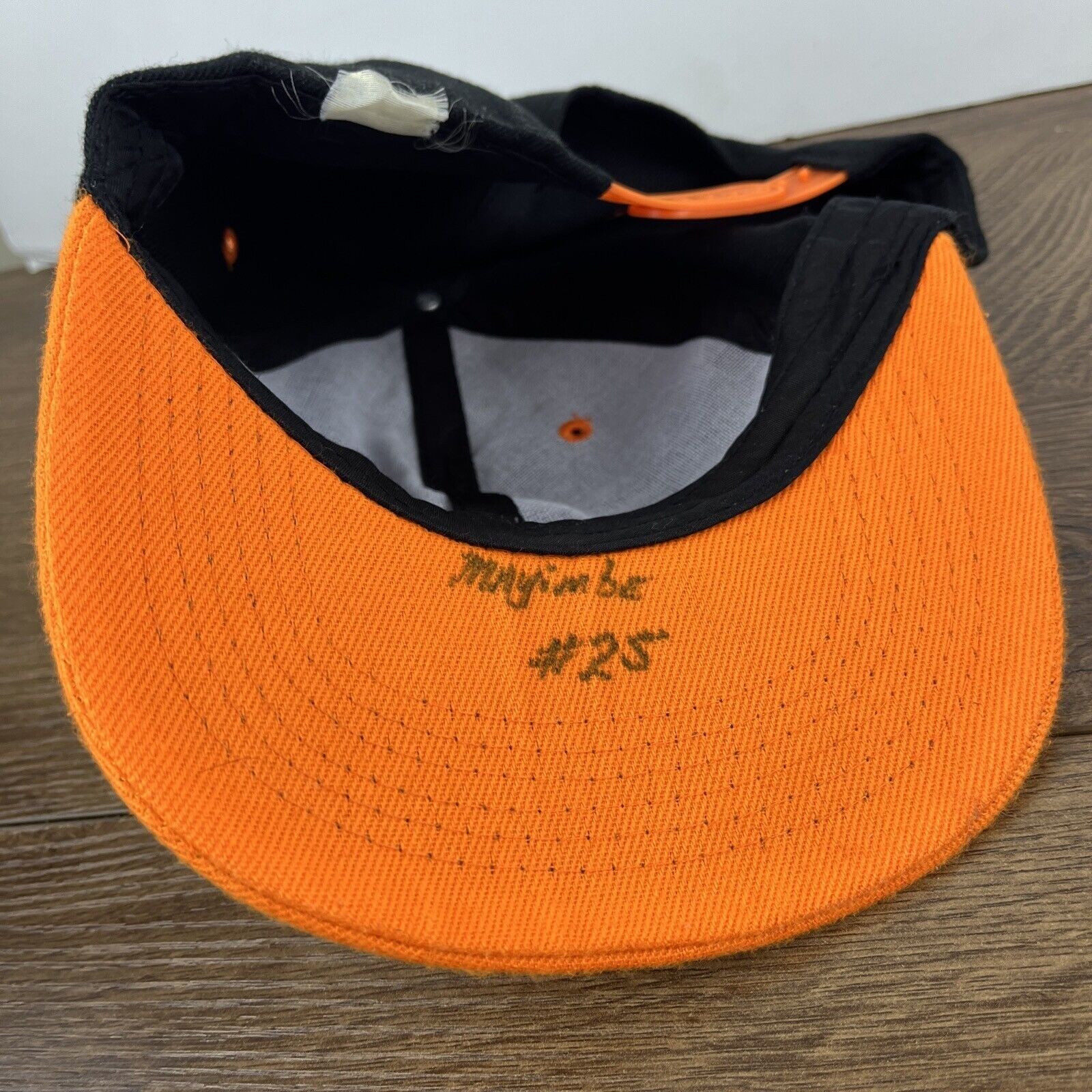 Other Black Orange Baseball Hat Adjustable Adult Size Hat Black Ca Size ONE SIZE - 13 Thumbnail
