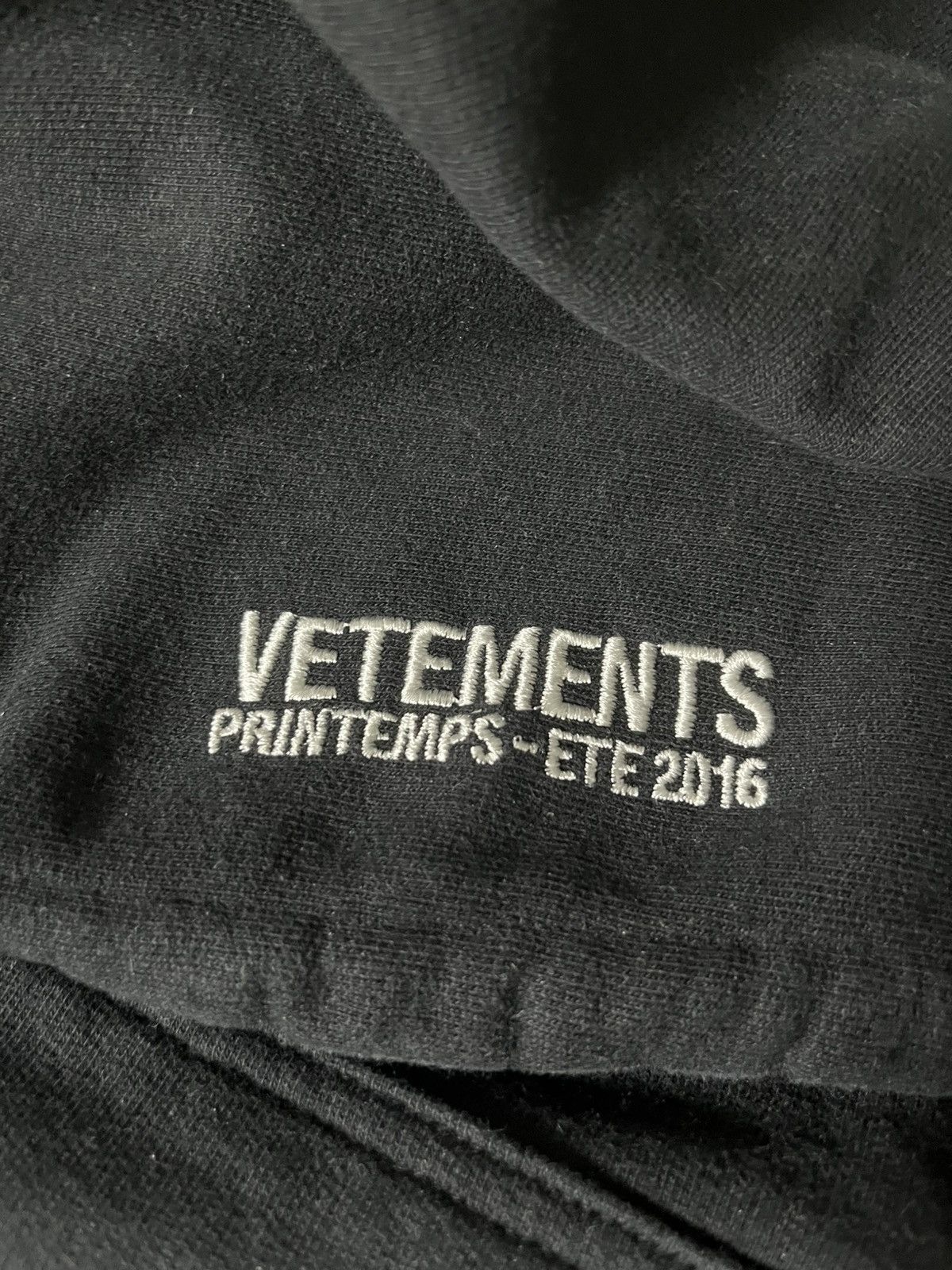 Vetements Vetements ss16 Reversible metal logo crop oversized hoodie Size US XS / EU 42 / 0 - 10 Thumbnail