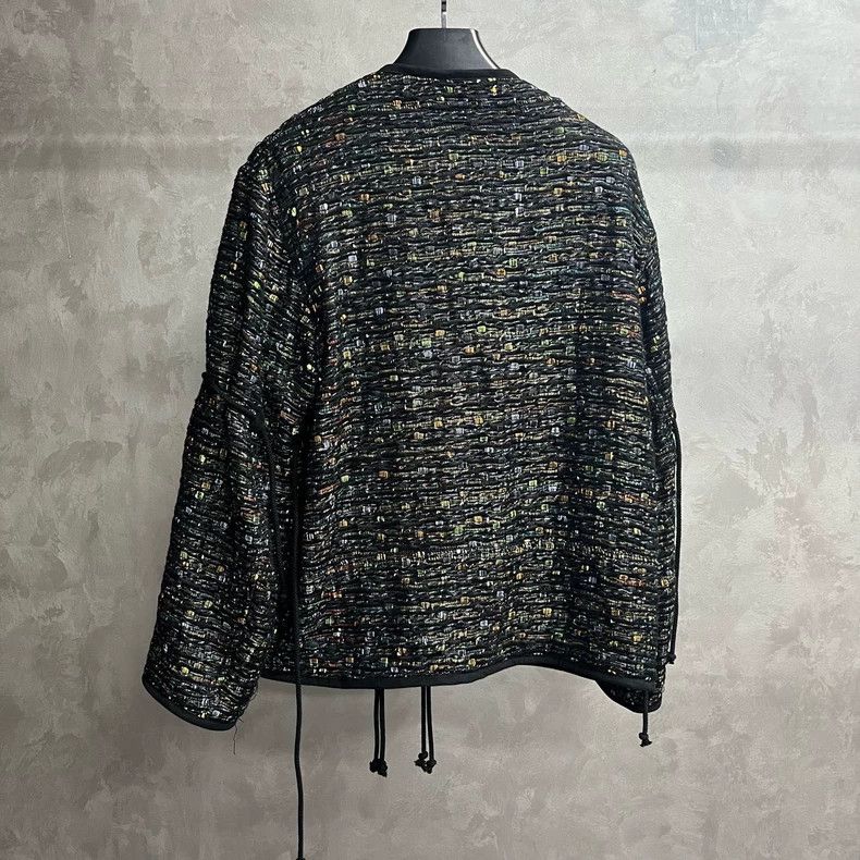 Song For The Mute Song For The Mute Black multicolor tweed fringe jacket Size US M / EU 48-50 / 2 - 5 Thumbnail