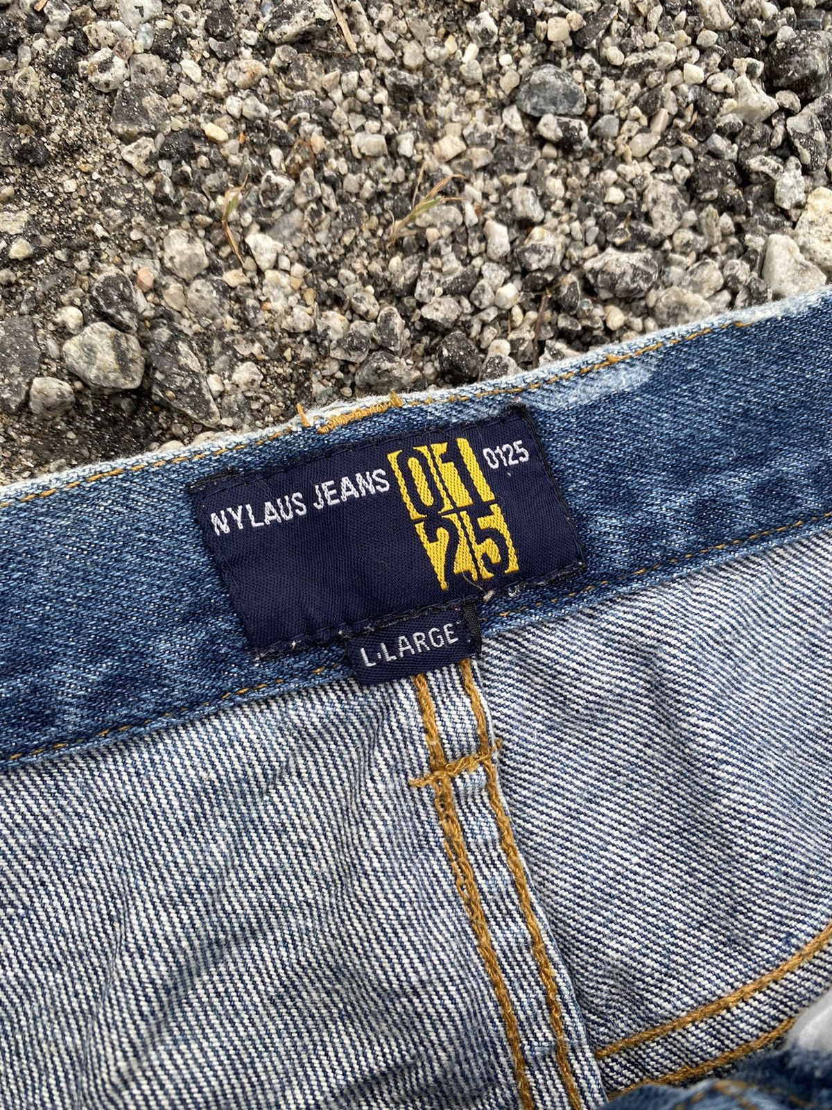 Japanese Brand × Vintage Vintage Nylaus Baggy Bleached Denim Size US 33 - 7 Thumbnail