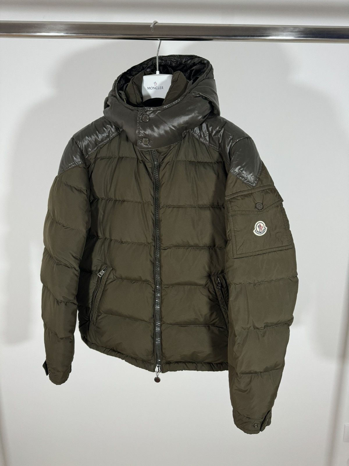 Moncler Moncler jacket Chevalier size 3 olive green | Grailed