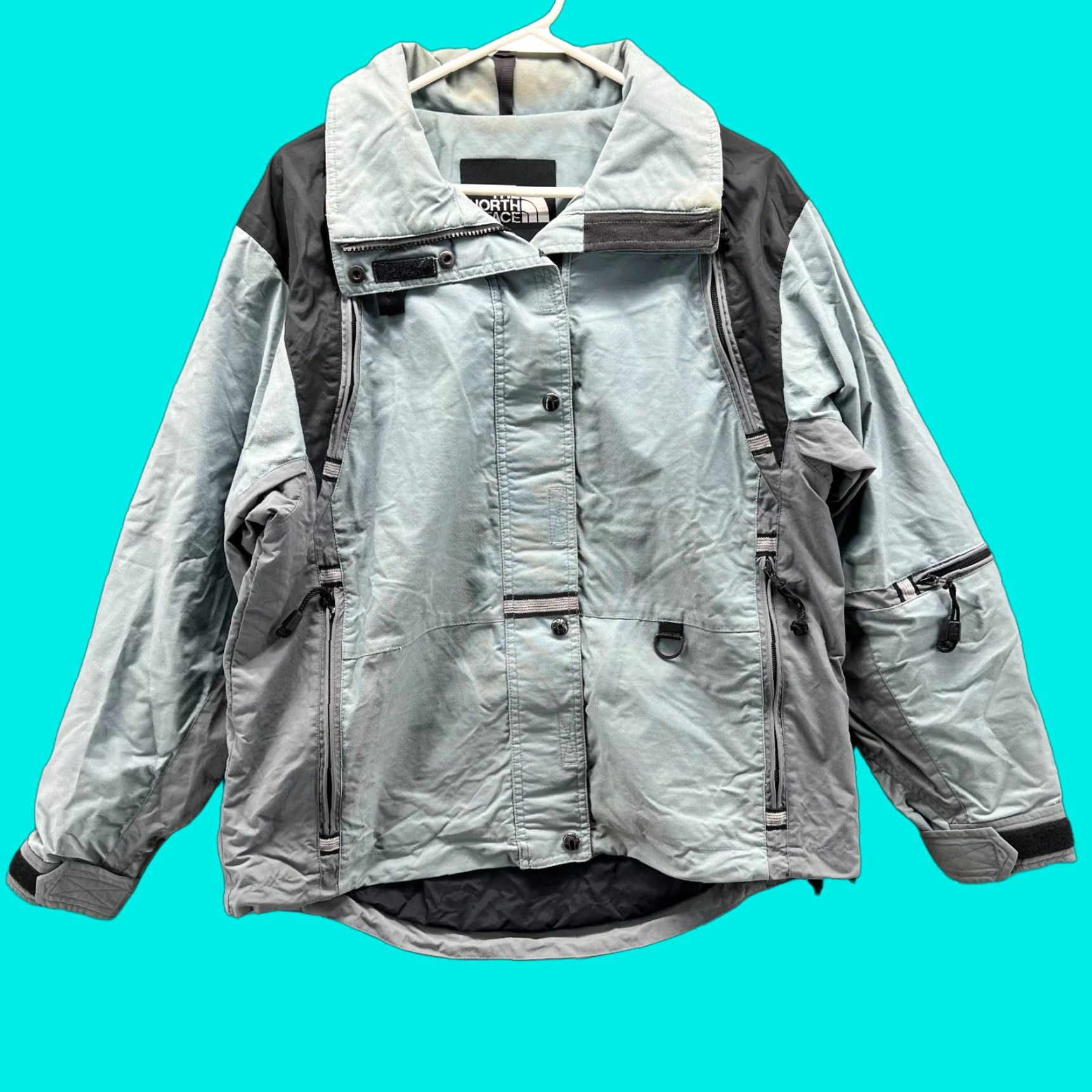 The North Face The North Face Jacket Women Small Blue Waterproof Ski Snowboard Nylon Gorpcore Size S / US 4 / IT 40 - 1 Thumbnail