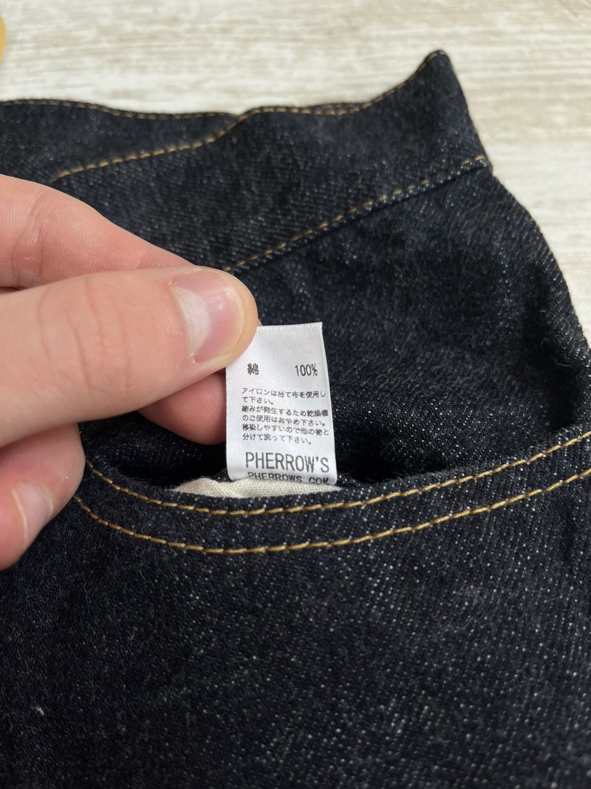 Japanese Brand Pherrows Stormy Blue Lot 441 Selvedge Blue Denim Jeans 28/36 Size US 28 / EU 44 - 14 Thumbnail